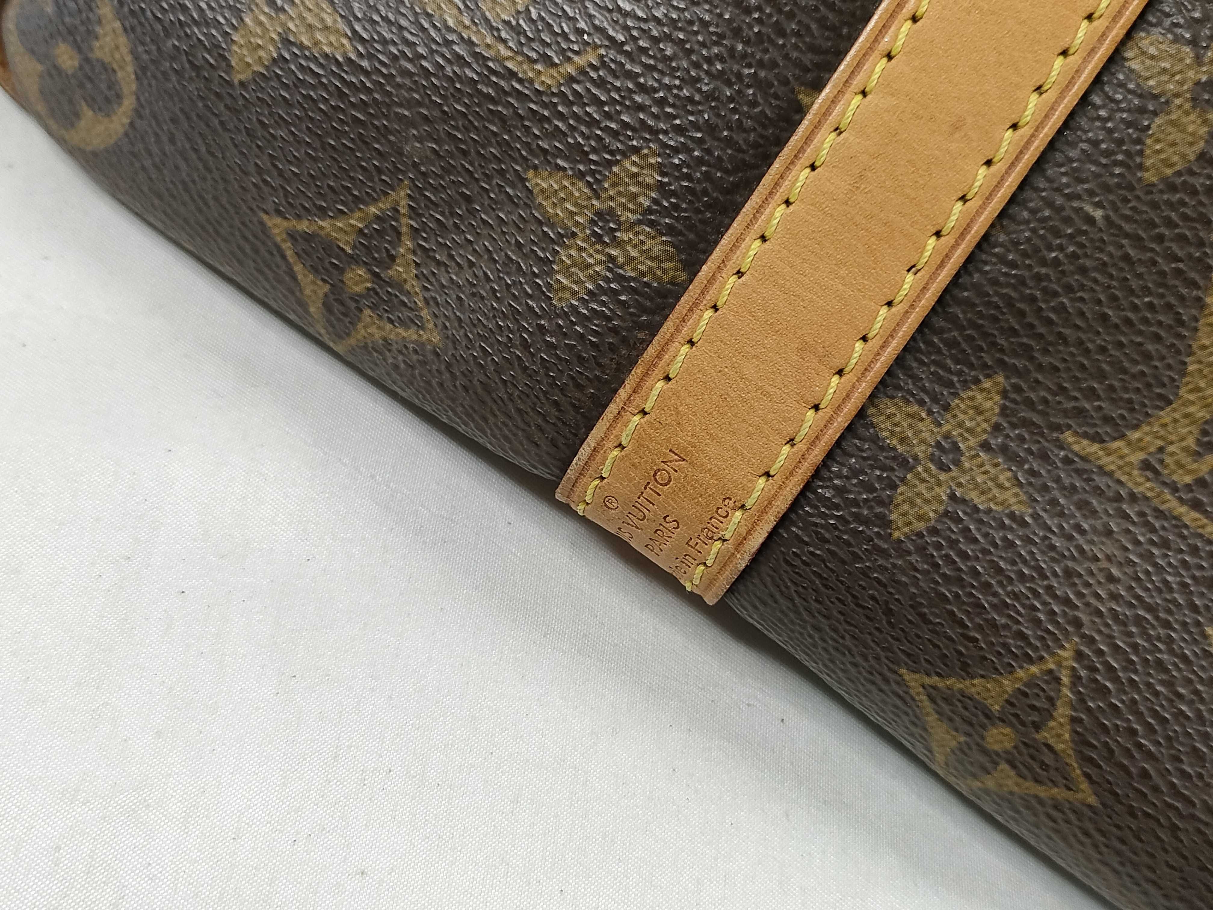 Monogram ID- Monogram Speedy Bandouliere 35 M40392 Brown Personal Engraving Handbag — view 13