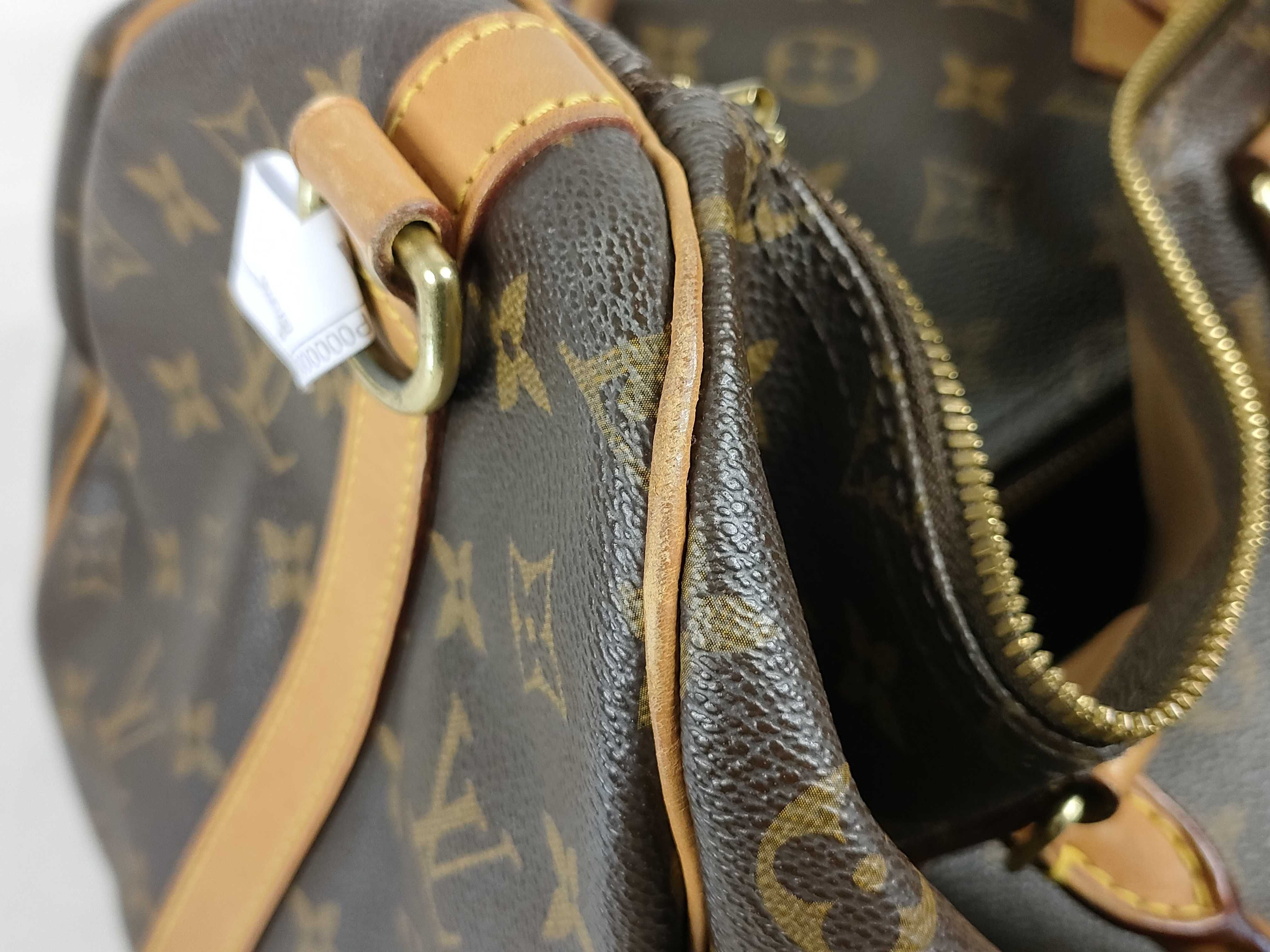 Monogram ID- Monogram Speedy Bandouliere 35 M40392 Brown Personal Engraving Handbag — view 15