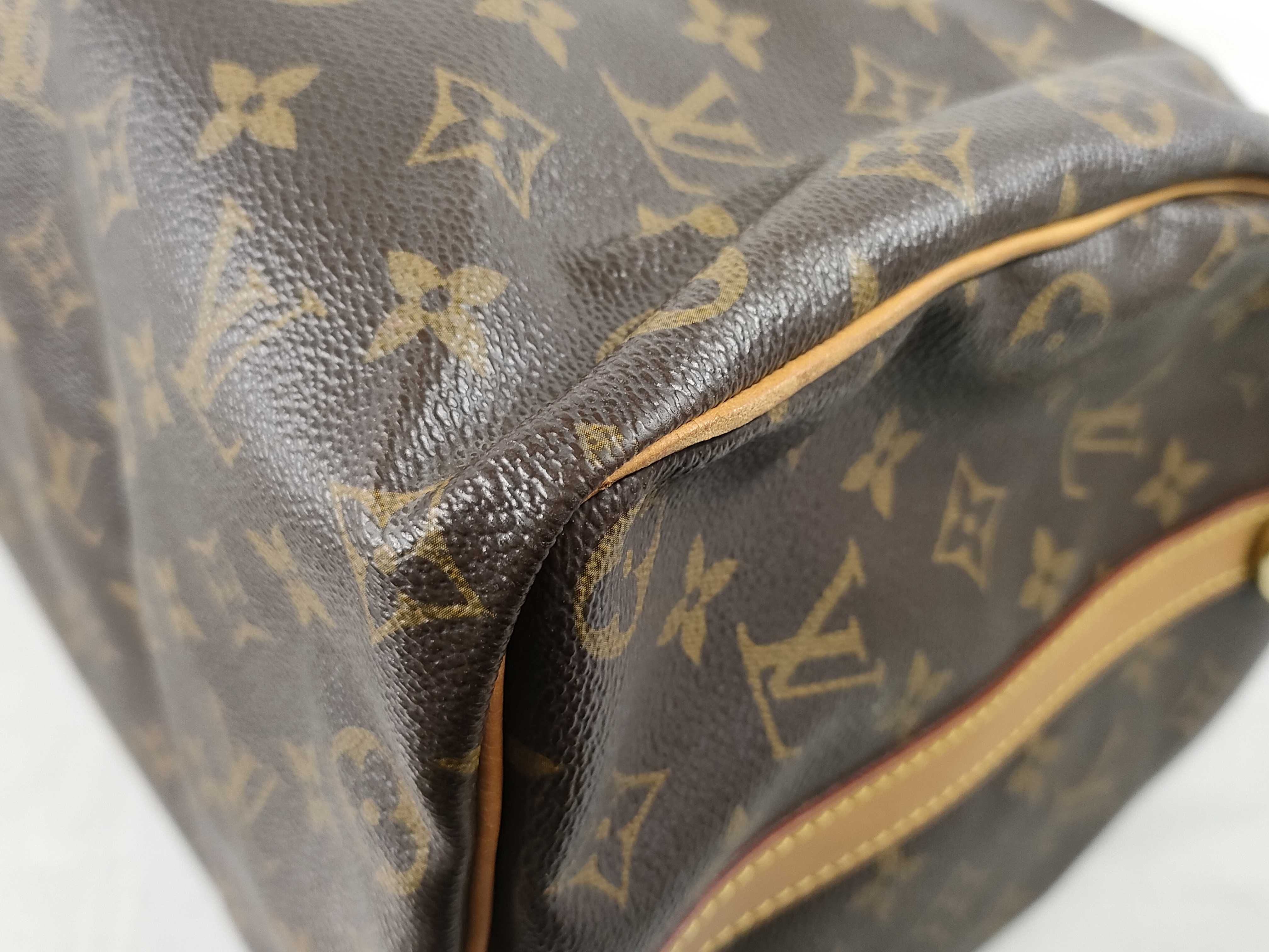 Monogram ID- Monogram Speedy Bandouliere 35 M40392 Brown Personal Engraving Handbag — view 7