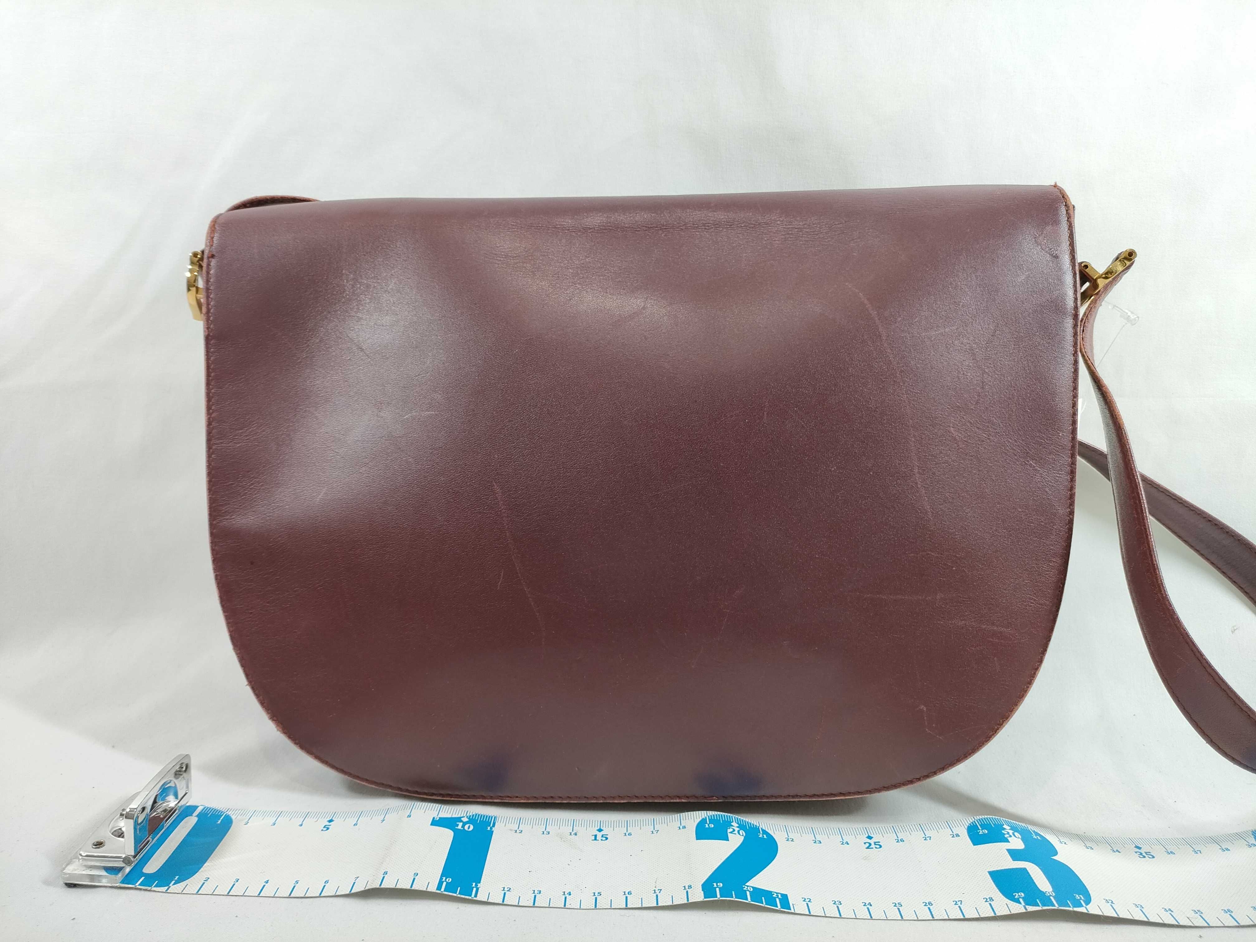 Must Line Bordeaux Leather Shoulder Bag — view 2