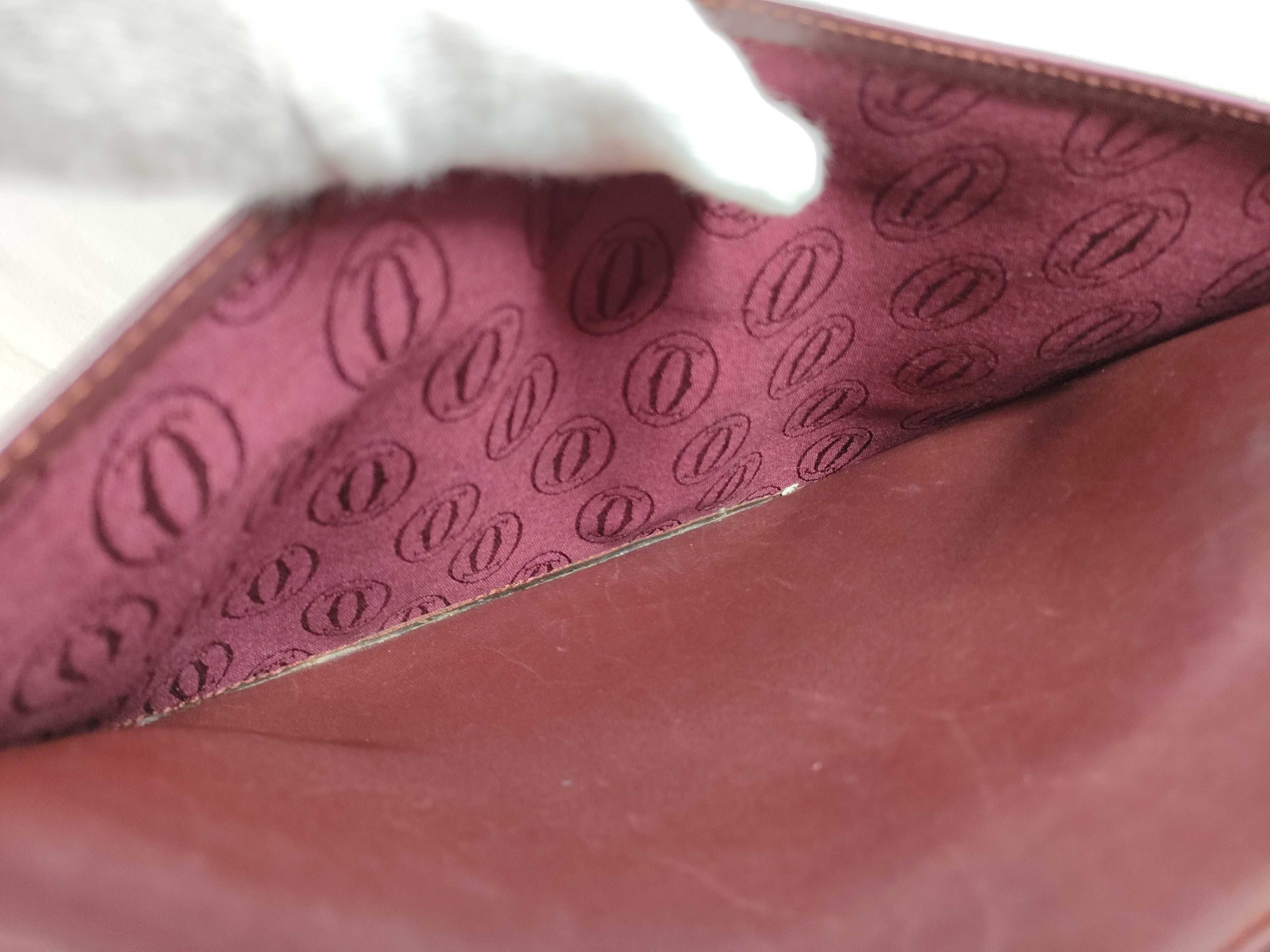 Must Line Bordeaux Leather Shoulder Bag — view 11