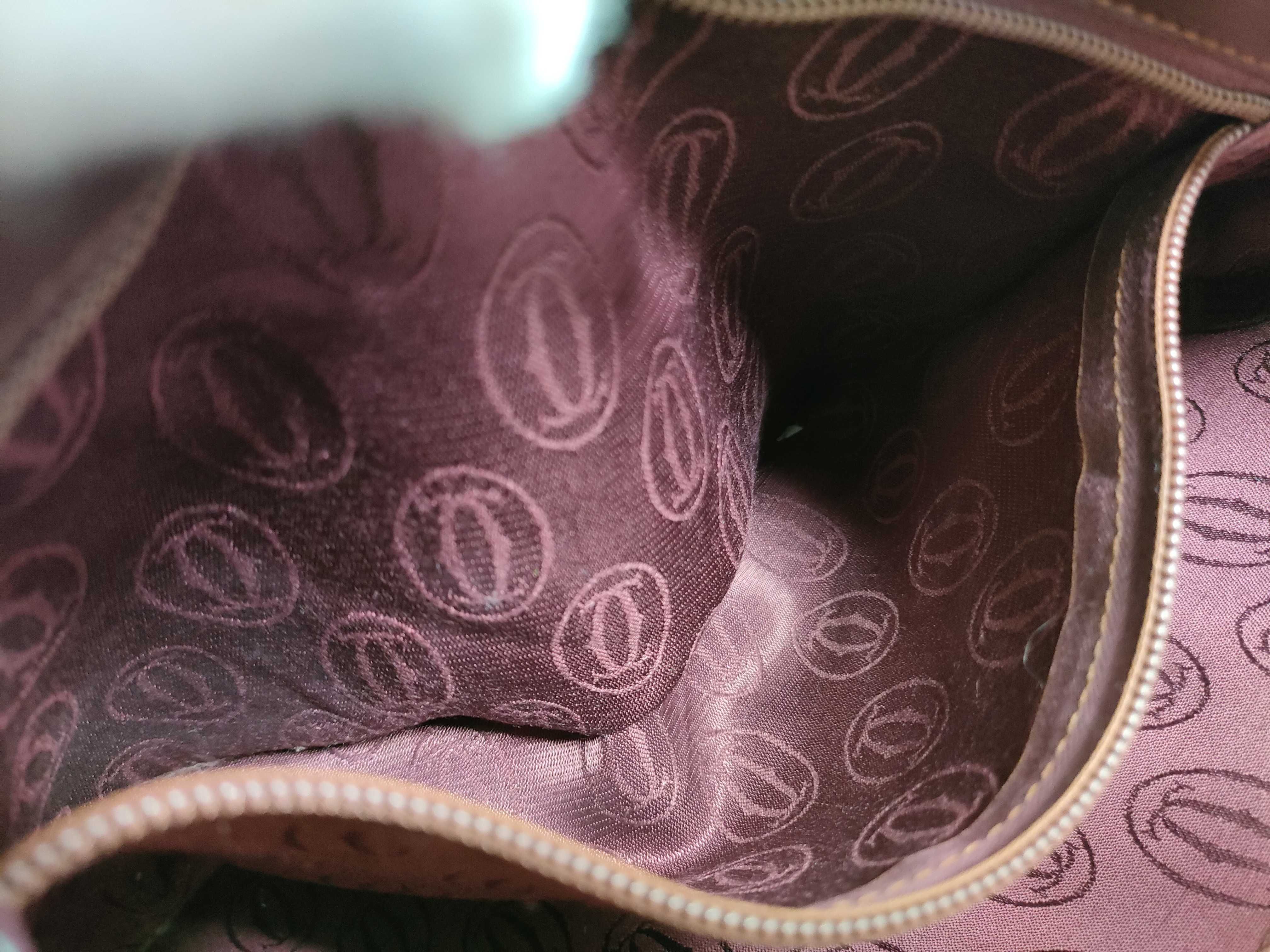 Must Line Bordeaux Leather Shoulder Bag — view 13