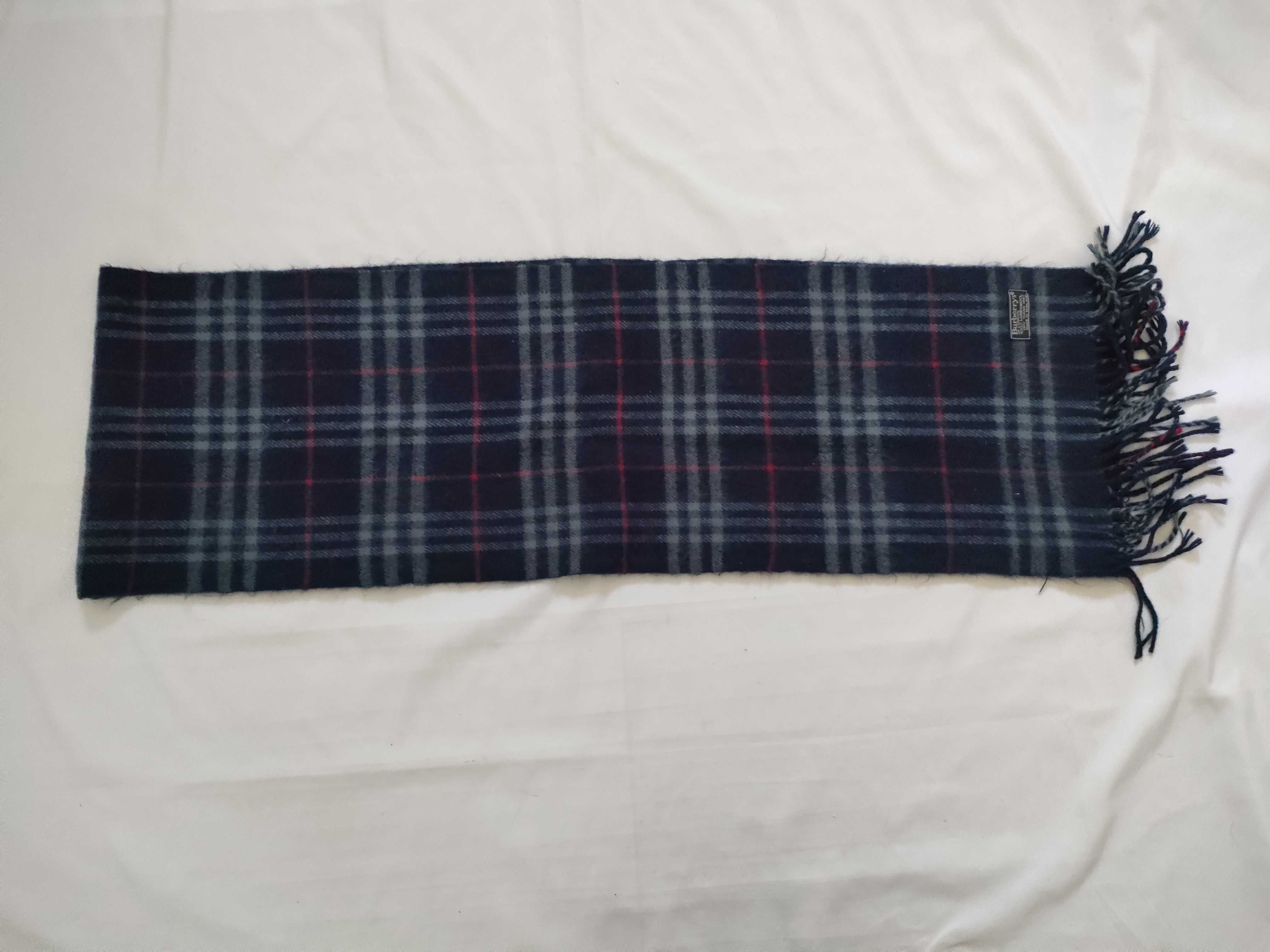 Nova Check Scarf, Navy, Other Accessories