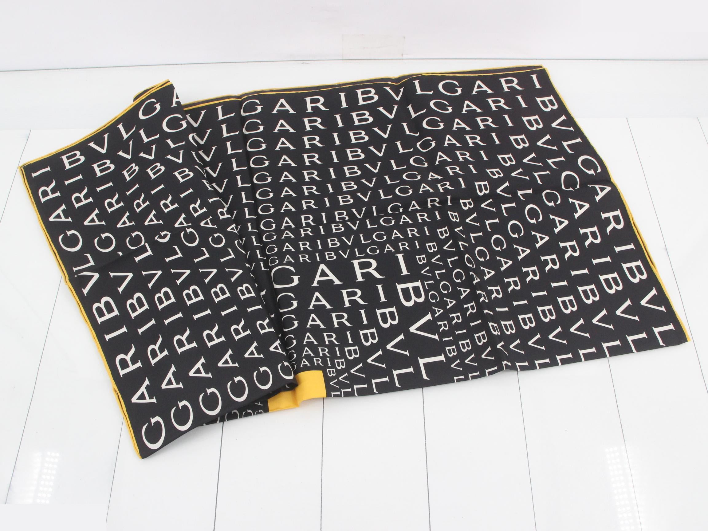 Logomania Silk Scarf — view 3