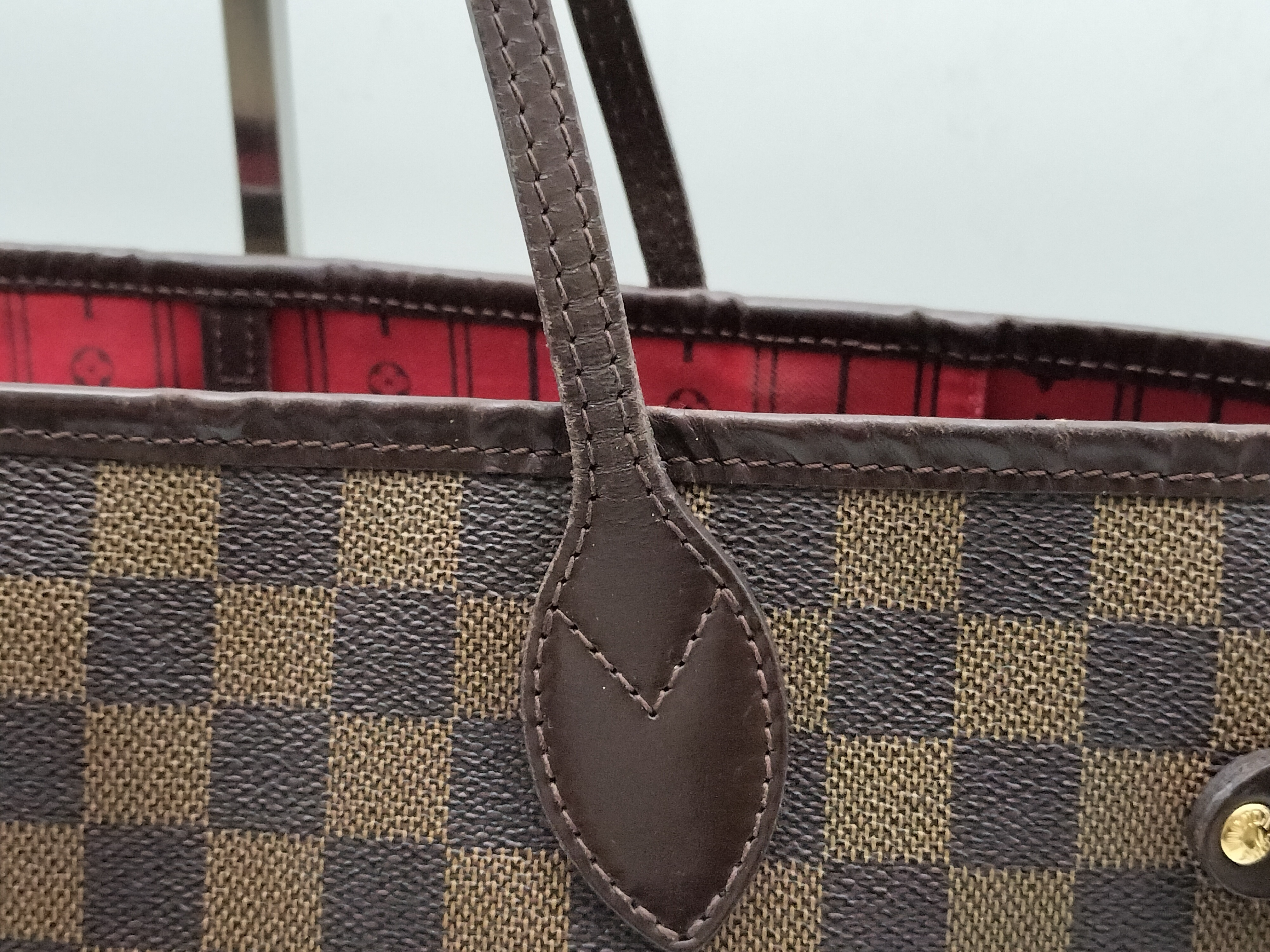 Damier Neverfull MM N51105 Tote Bag — view 13