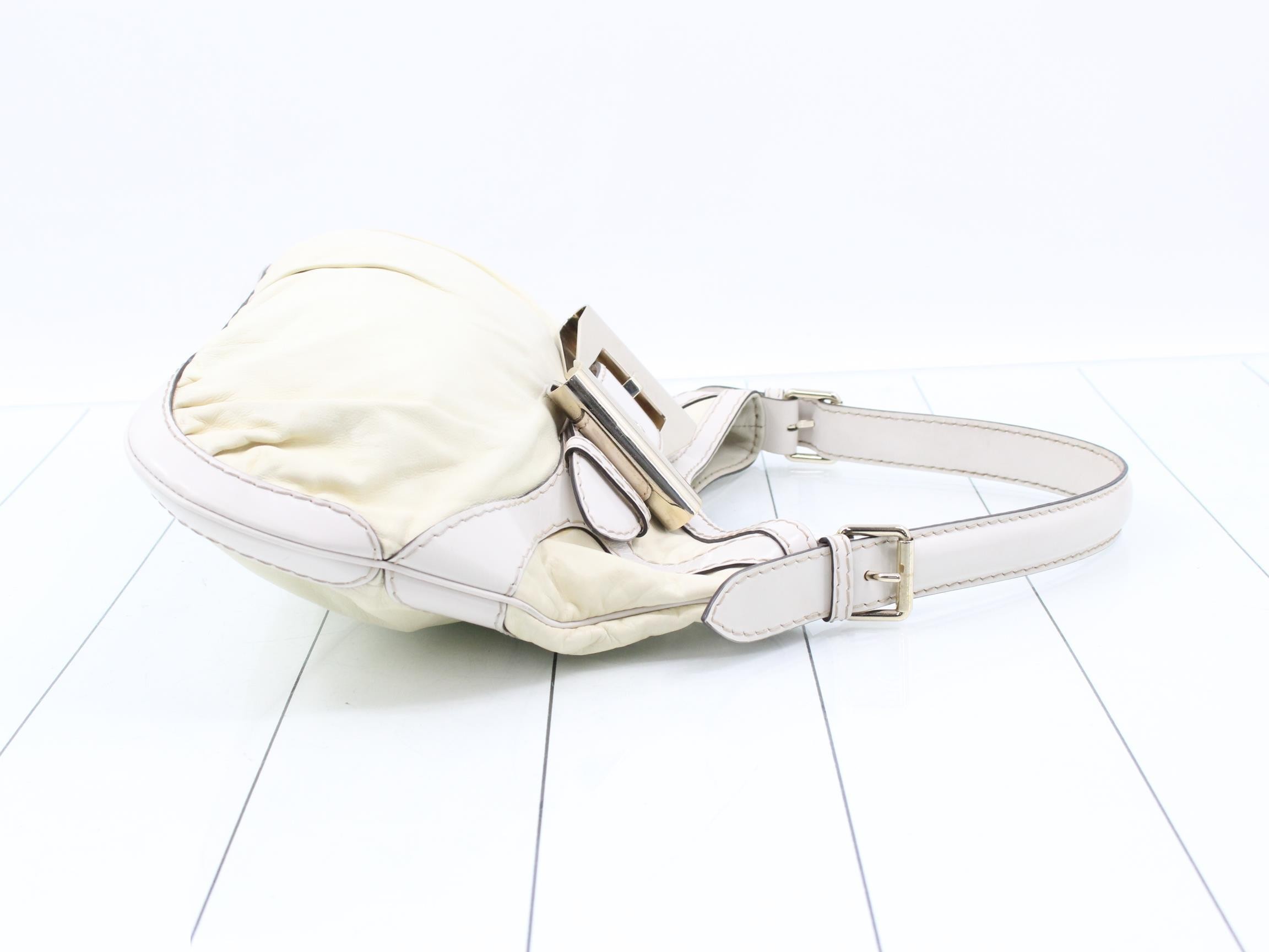 Queen Hobo Leather Semi-Shoulder Bag — view 3