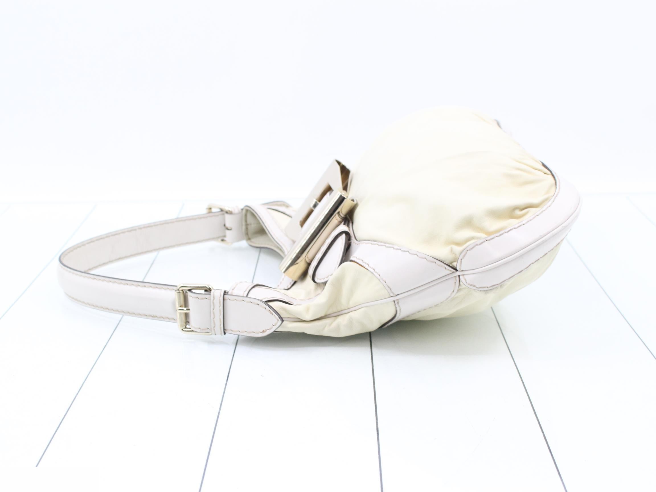 Queen Hobo Leather Semi-Shoulder Bag — view 4