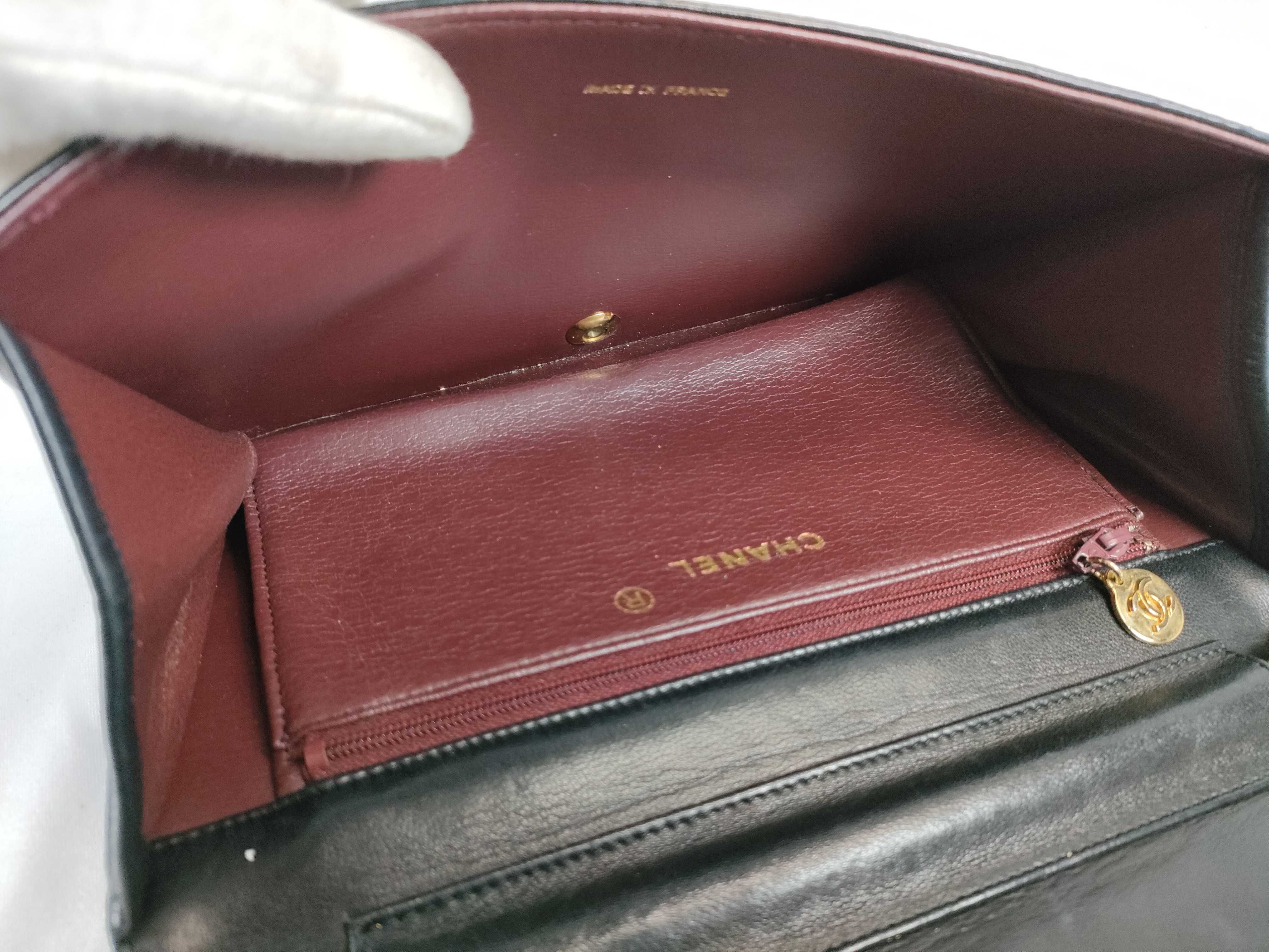 Lambskin Push-Lock Full Flap Shoulder Bag — view 10