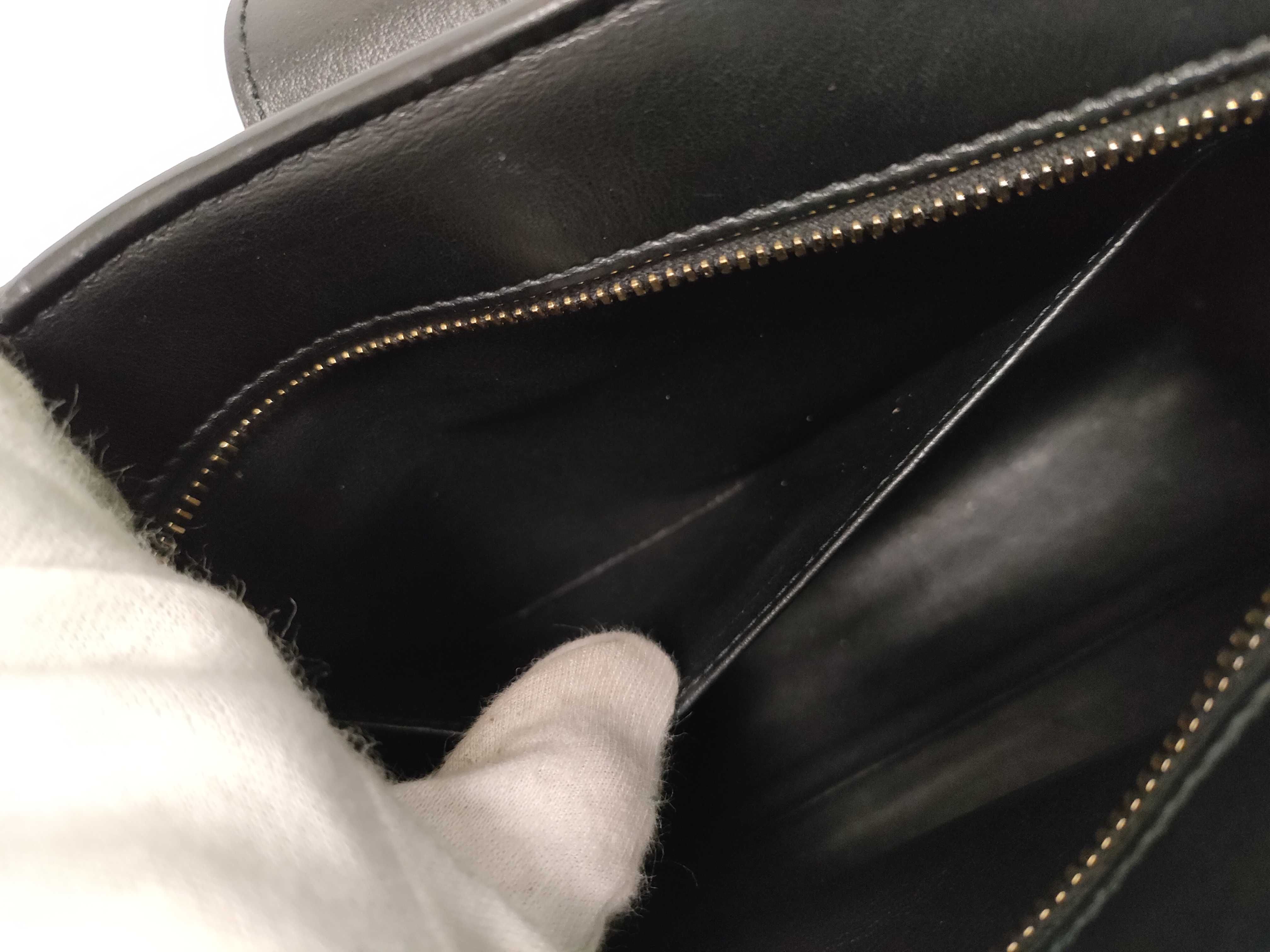 Baby Cabas Leather 2-Way Handbag, Black, 472466 (Handbag) — view 11