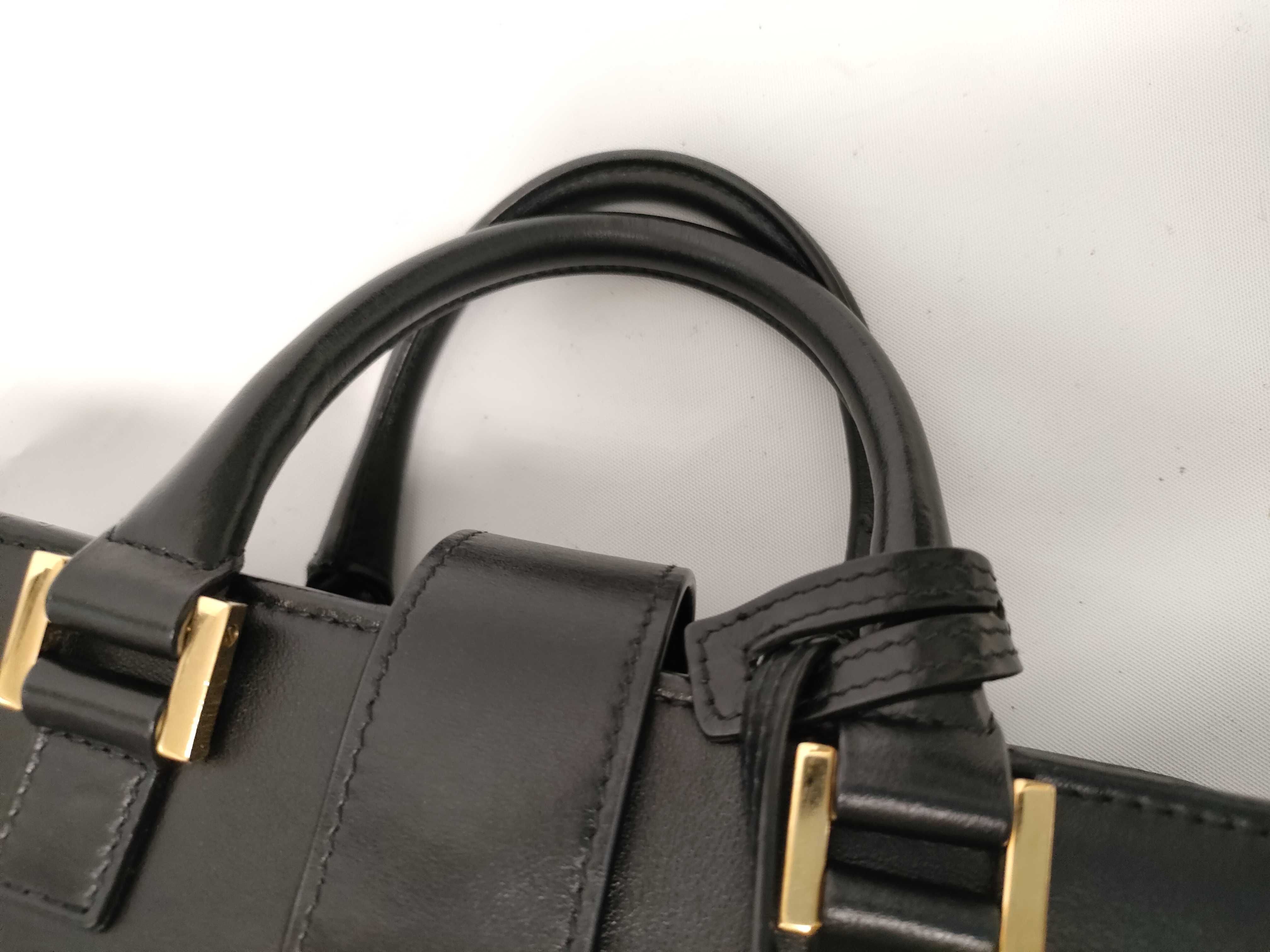 Baby Cabas Leather 2-Way Handbag, Black, 472466 (Handbag) — view 5