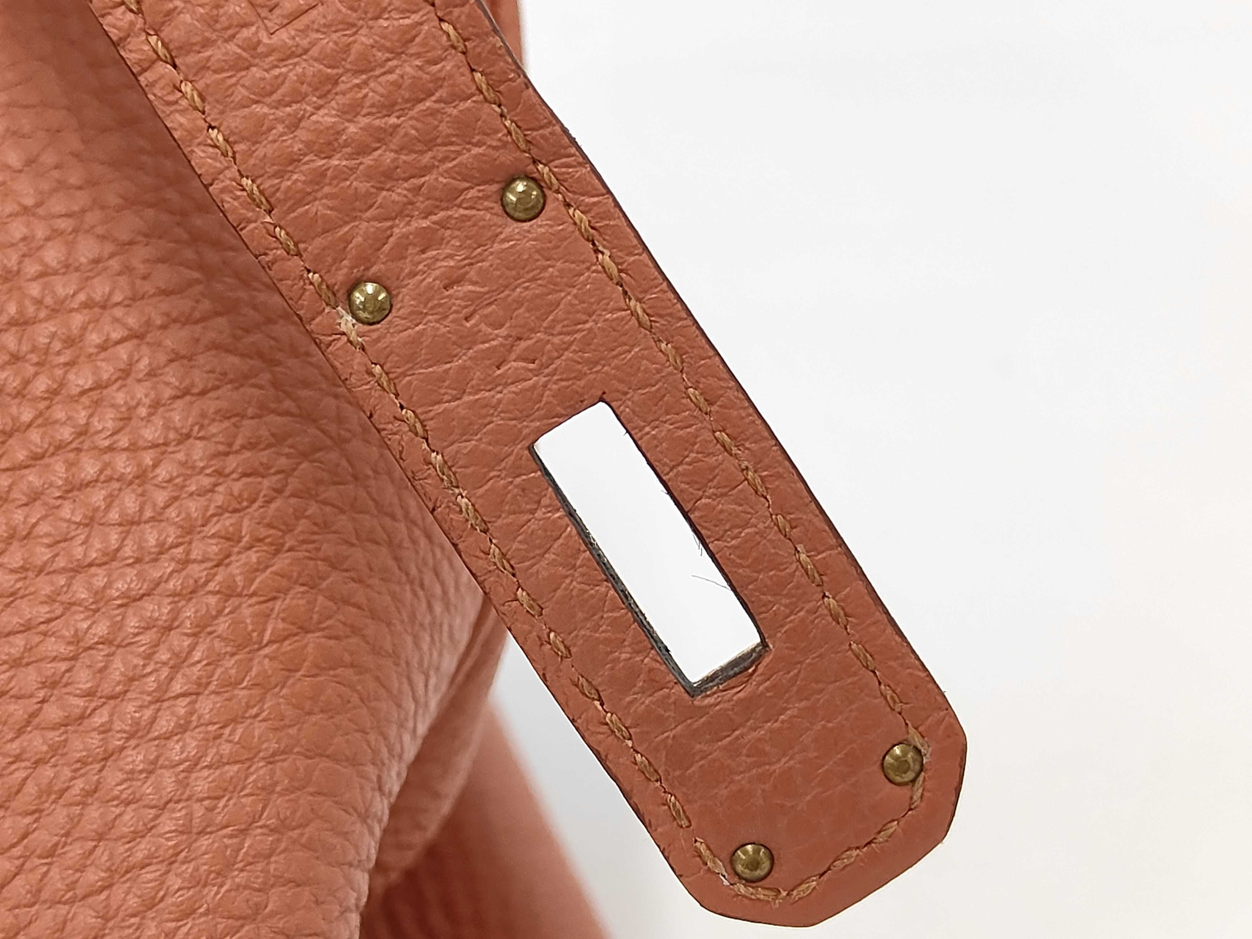 Birkin 30 Togo Bois de Rose Gold Hardware R Stamp Handbag — view 8