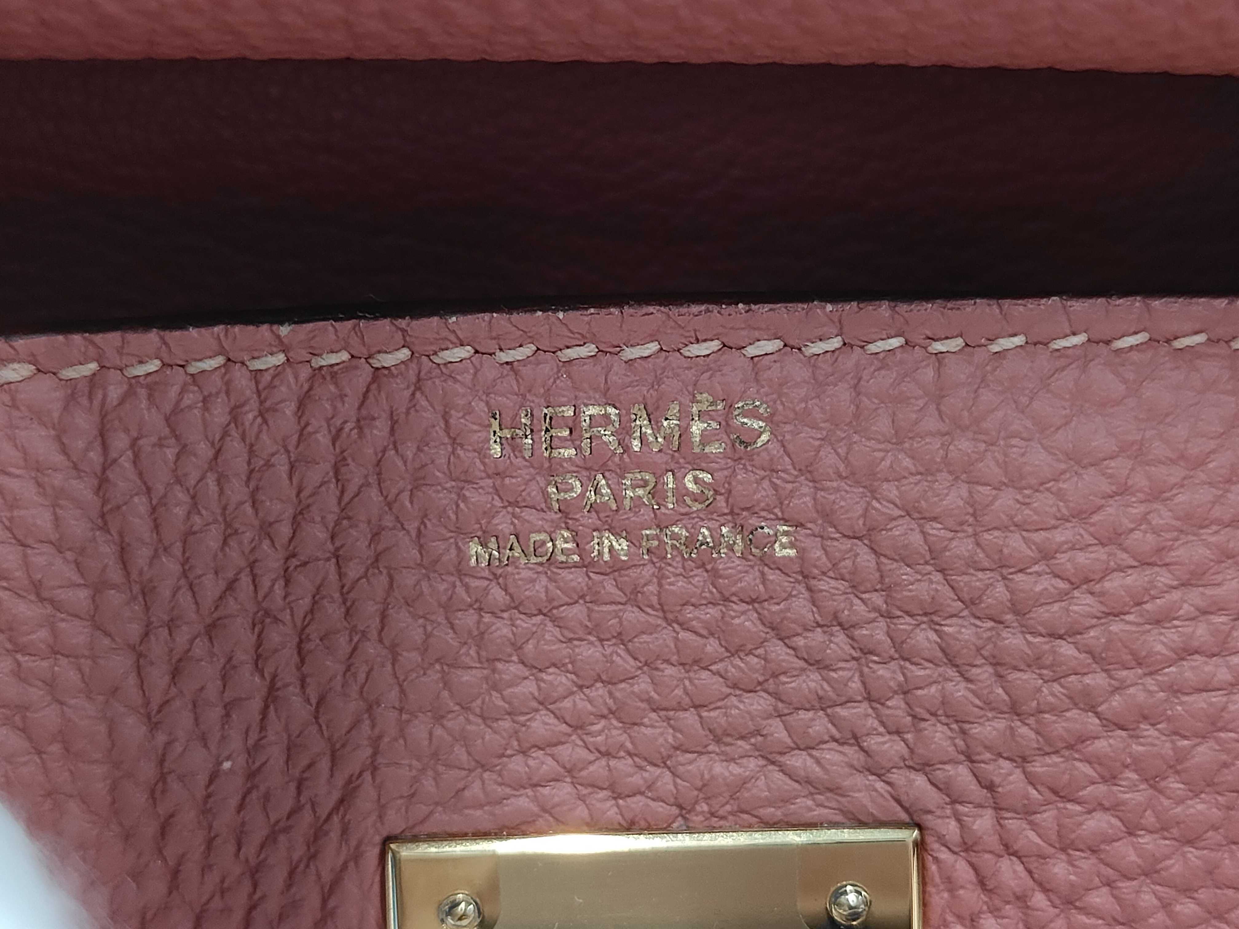 Birkin 30 Togo Bois de Rose Gold Hardware R Stamp Handbag — view 9