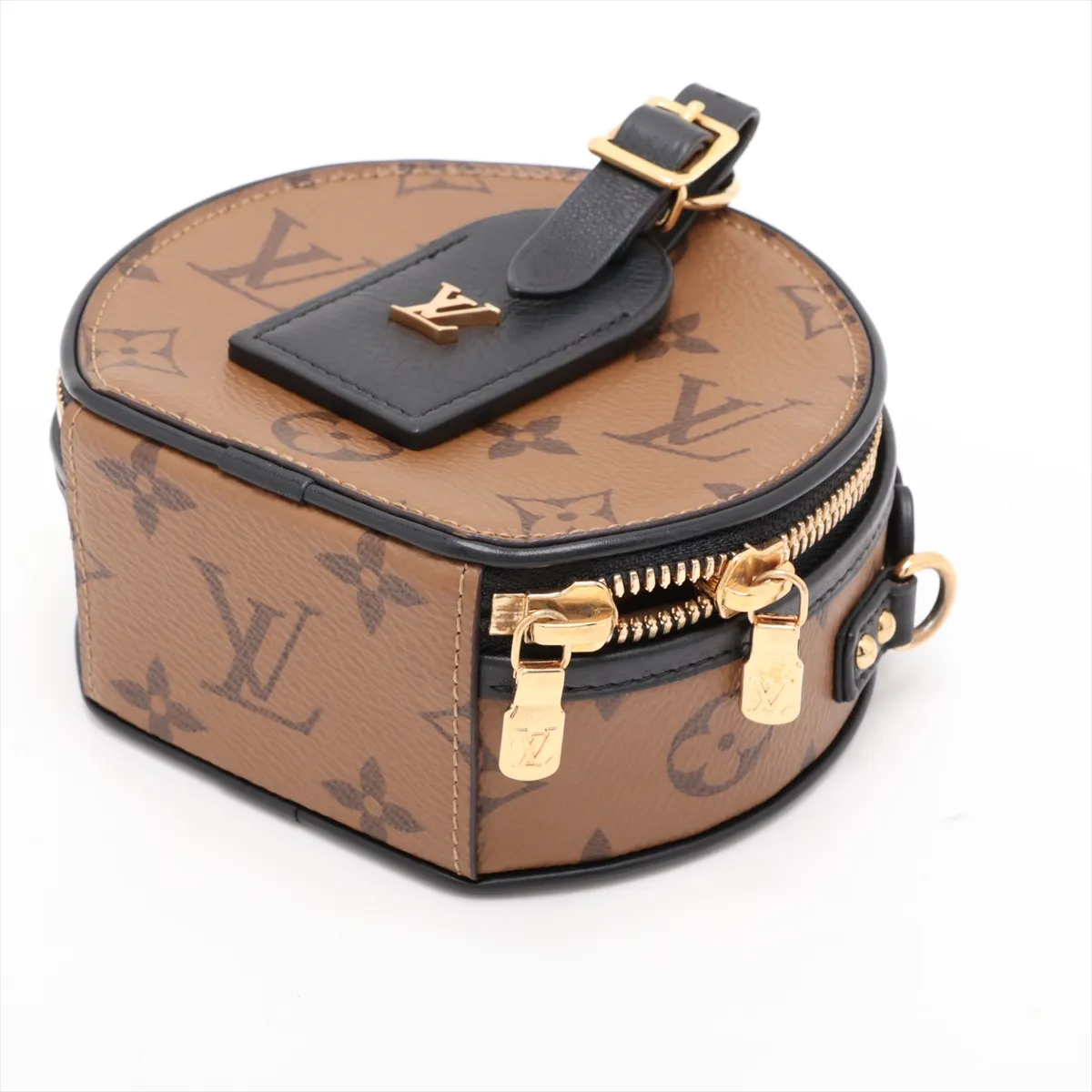 Monogram Reverse Mini Boite Chapeau M68276 Brown (RFID detected) — view 3