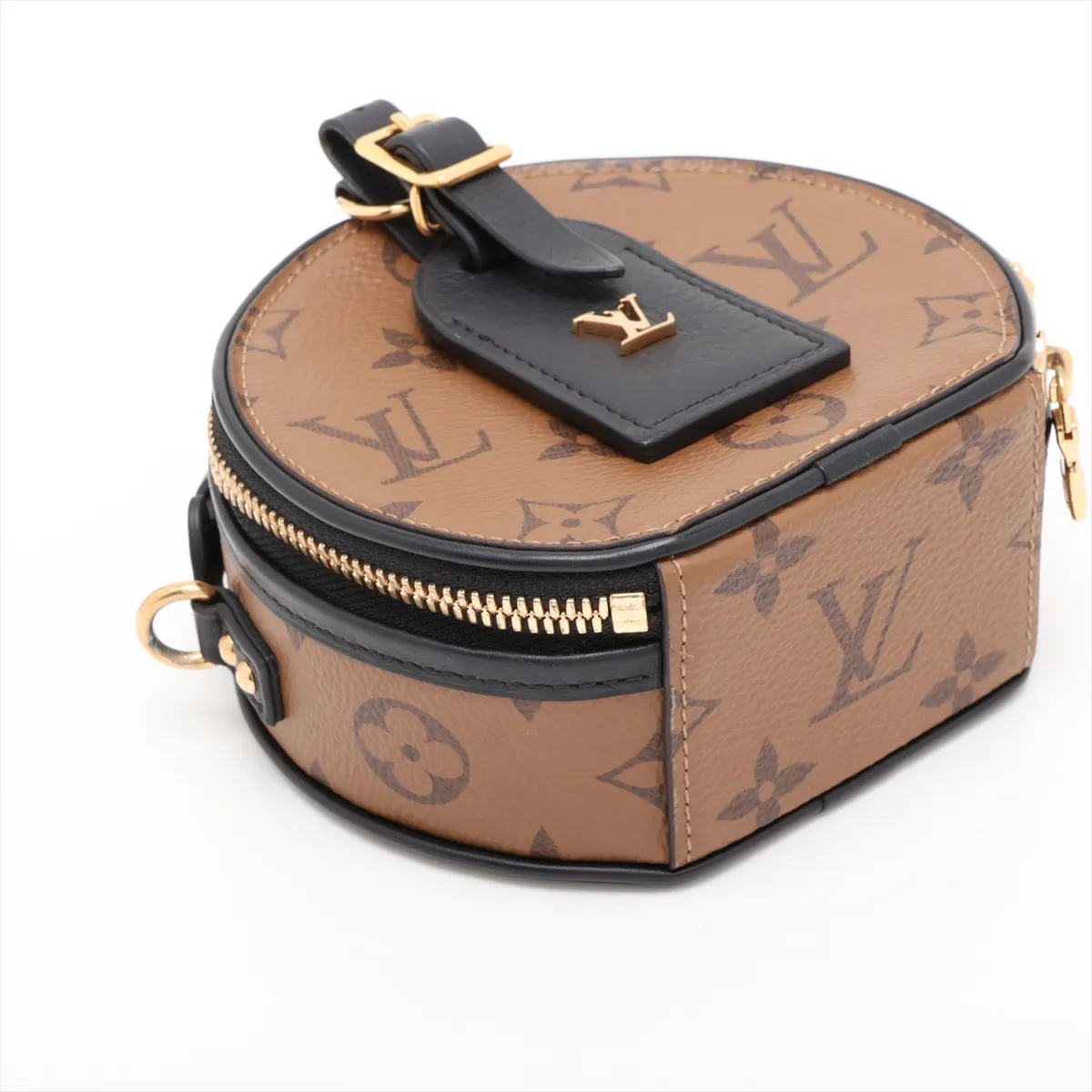 Monogram Reverse Mini Boite Chapeau M68276 Brown (RFID detected) — view 4