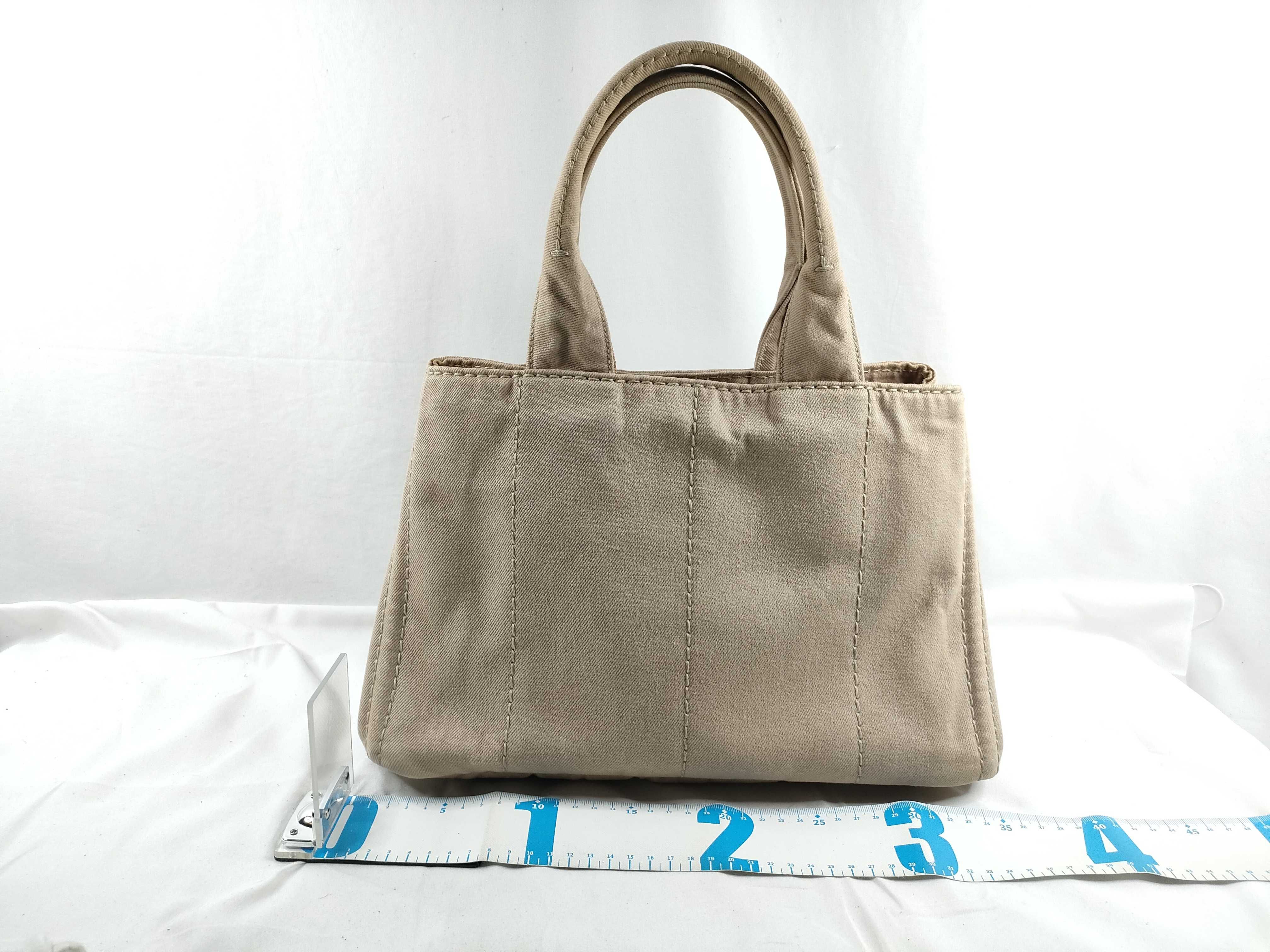 Canapa M Tote Bag, Beige Tote Bag — view 2