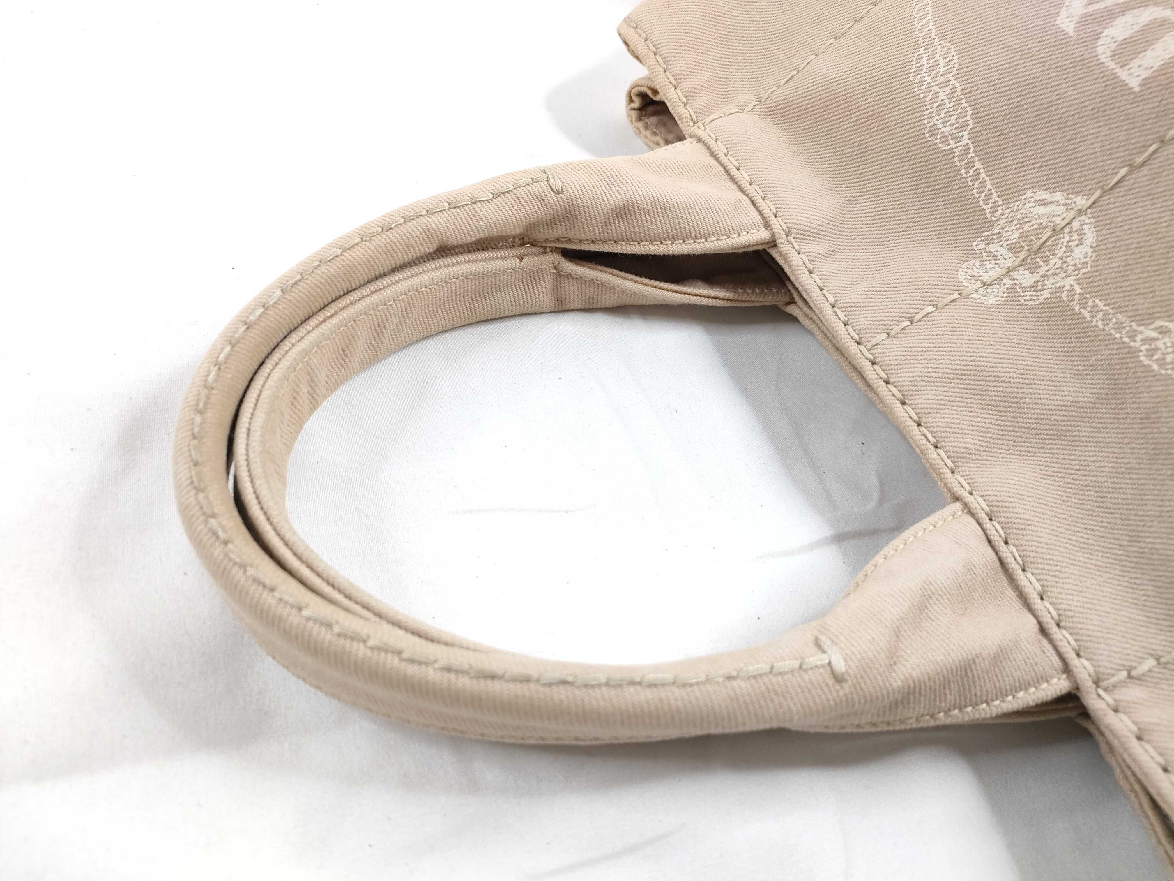 Canapa M Tote Bag, Beige Tote Bag — view 6