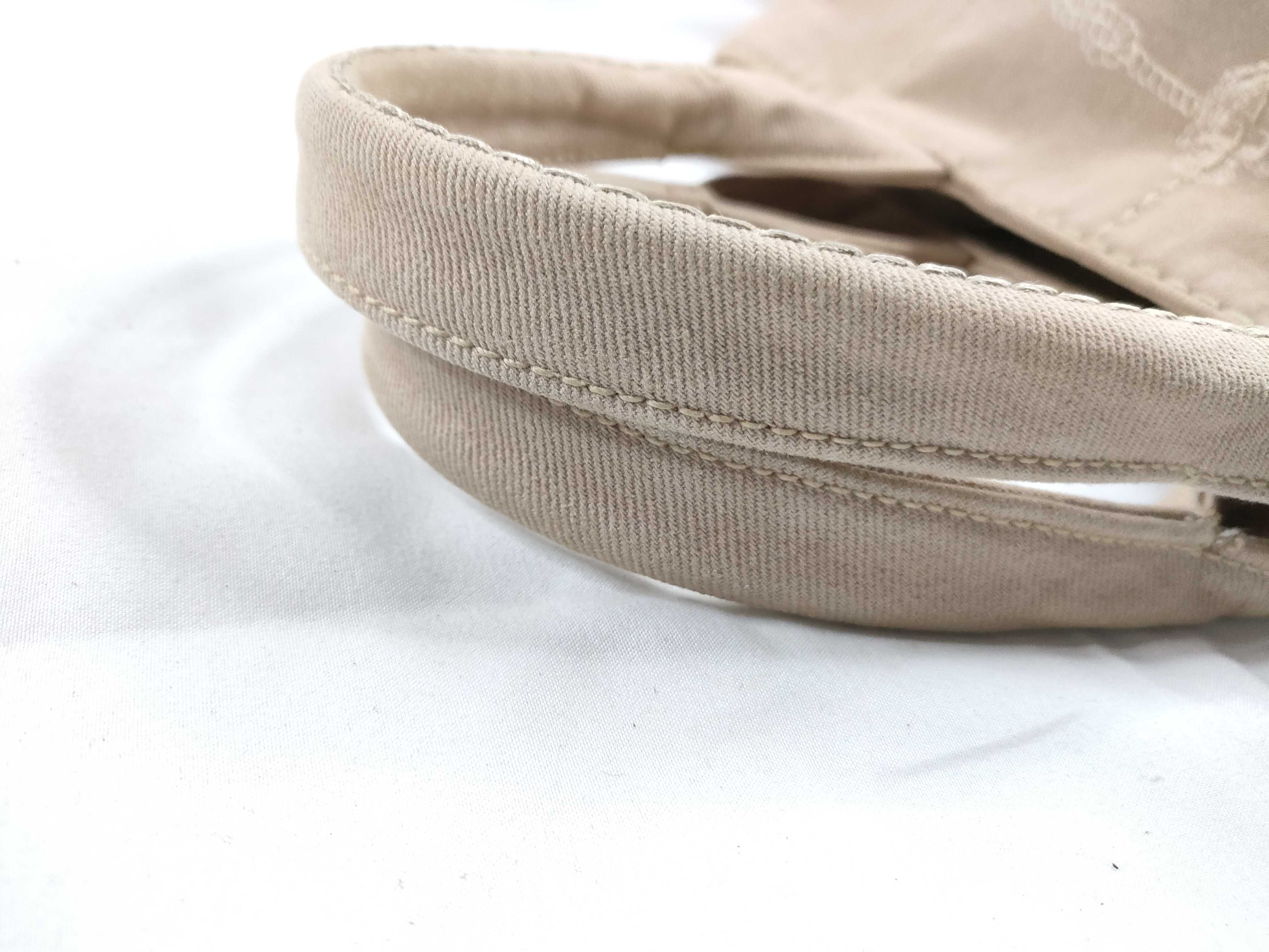 Canapa M Tote Bag, Beige Tote Bag — view 7