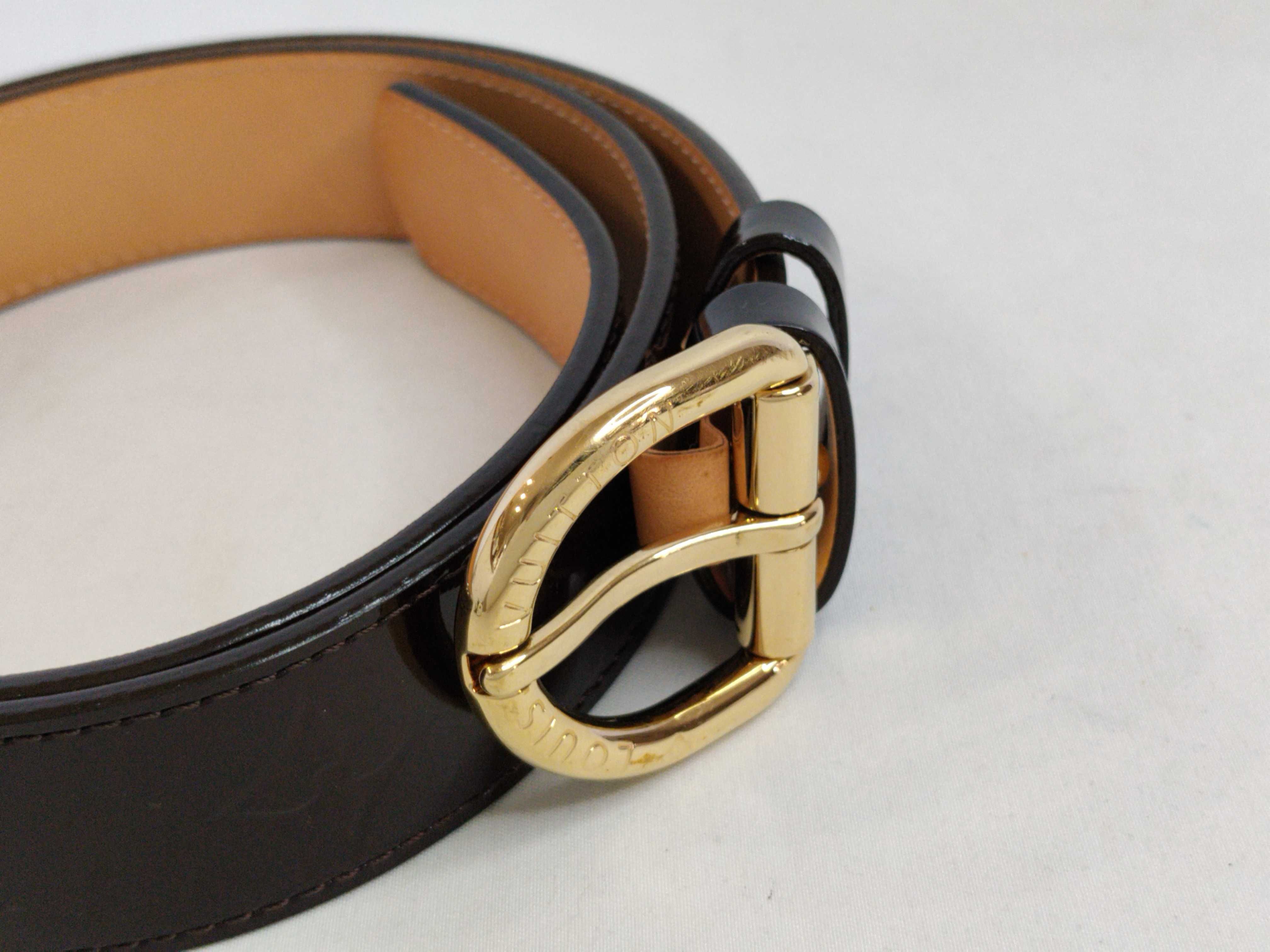 Vernis Ceinture Amarante 80/32 M6979 Belt — view 2