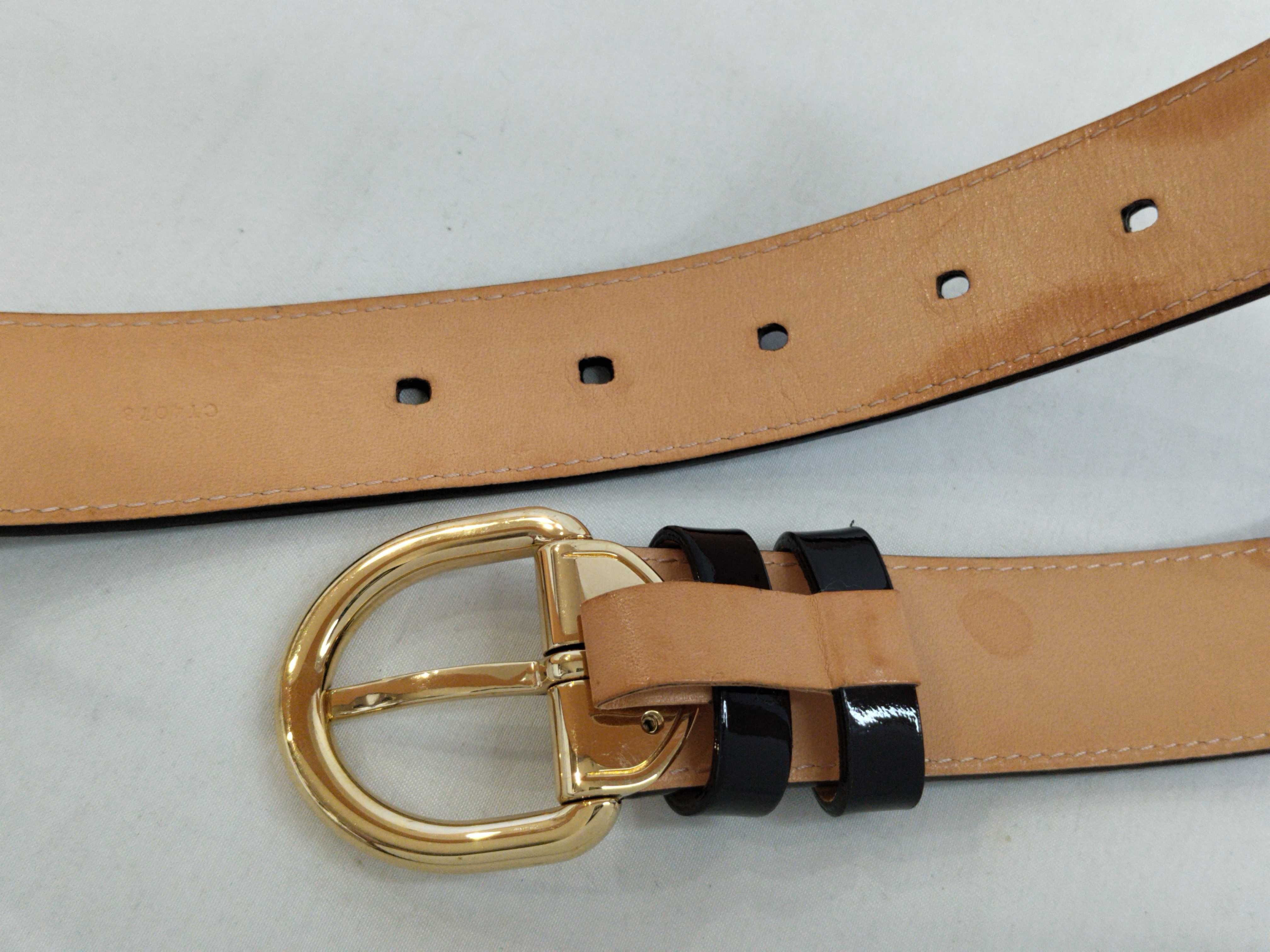 Vernis Ceinture Amarante 80/32 M6979 Belt — view 4