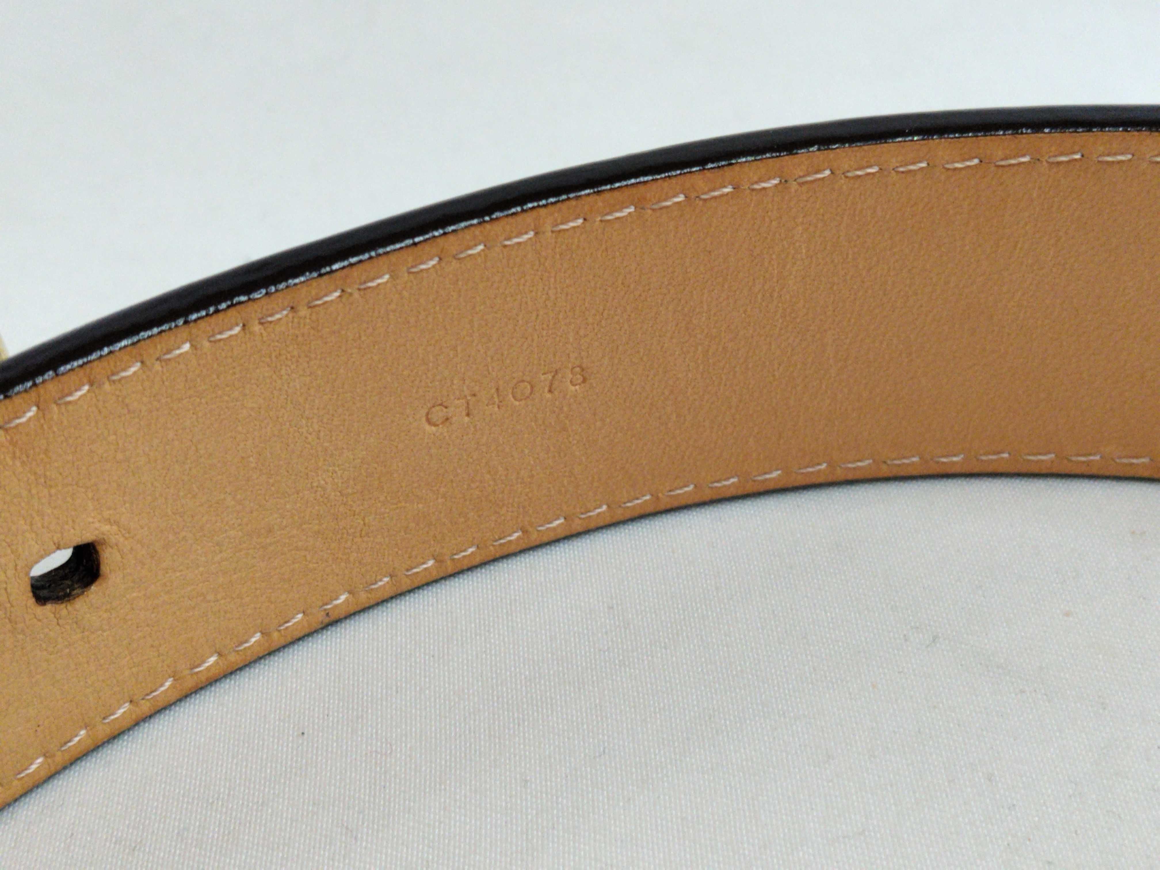 Vernis Ceinture Amarante 80/32 M6979 Belt — view 6