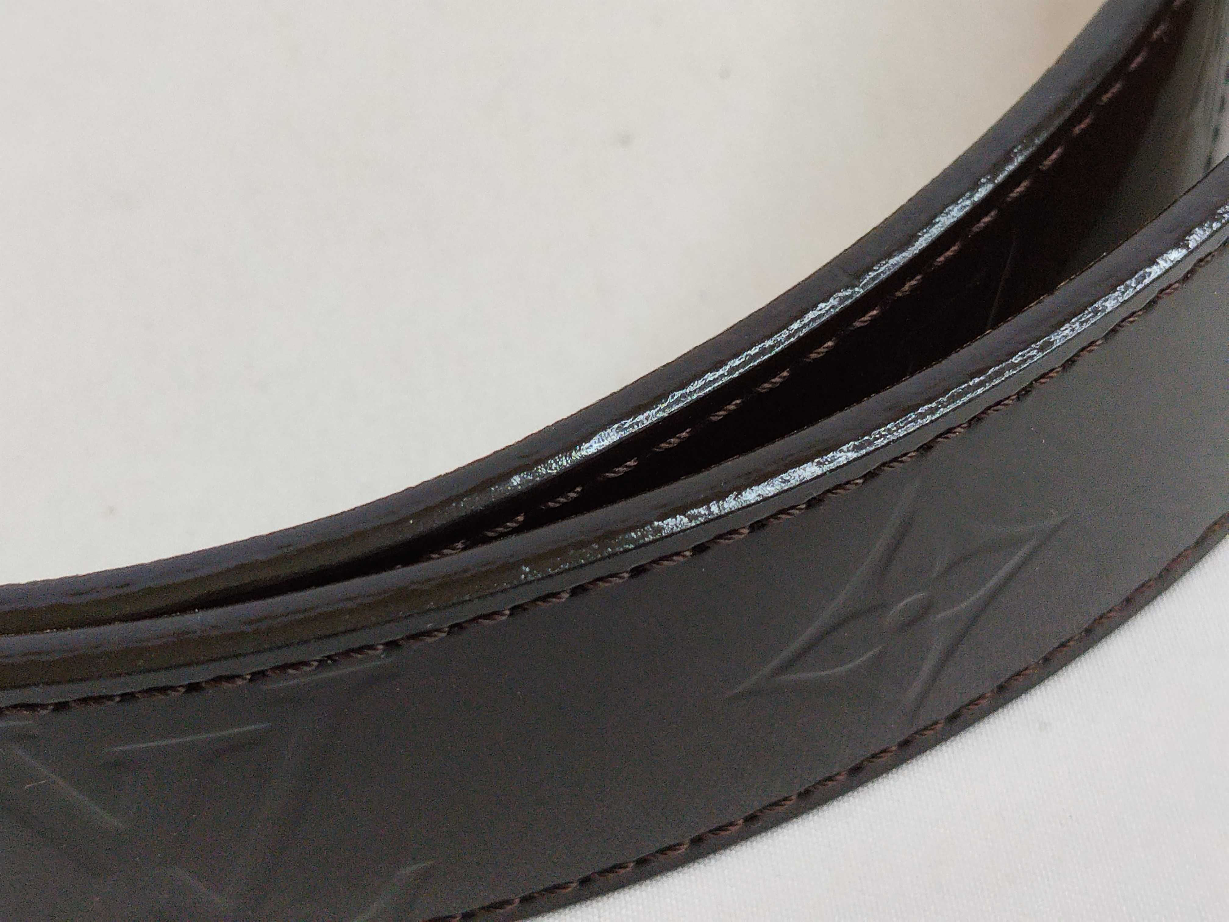 Vernis Ceinture Amarante 80/32 M6979 Belt — view 8