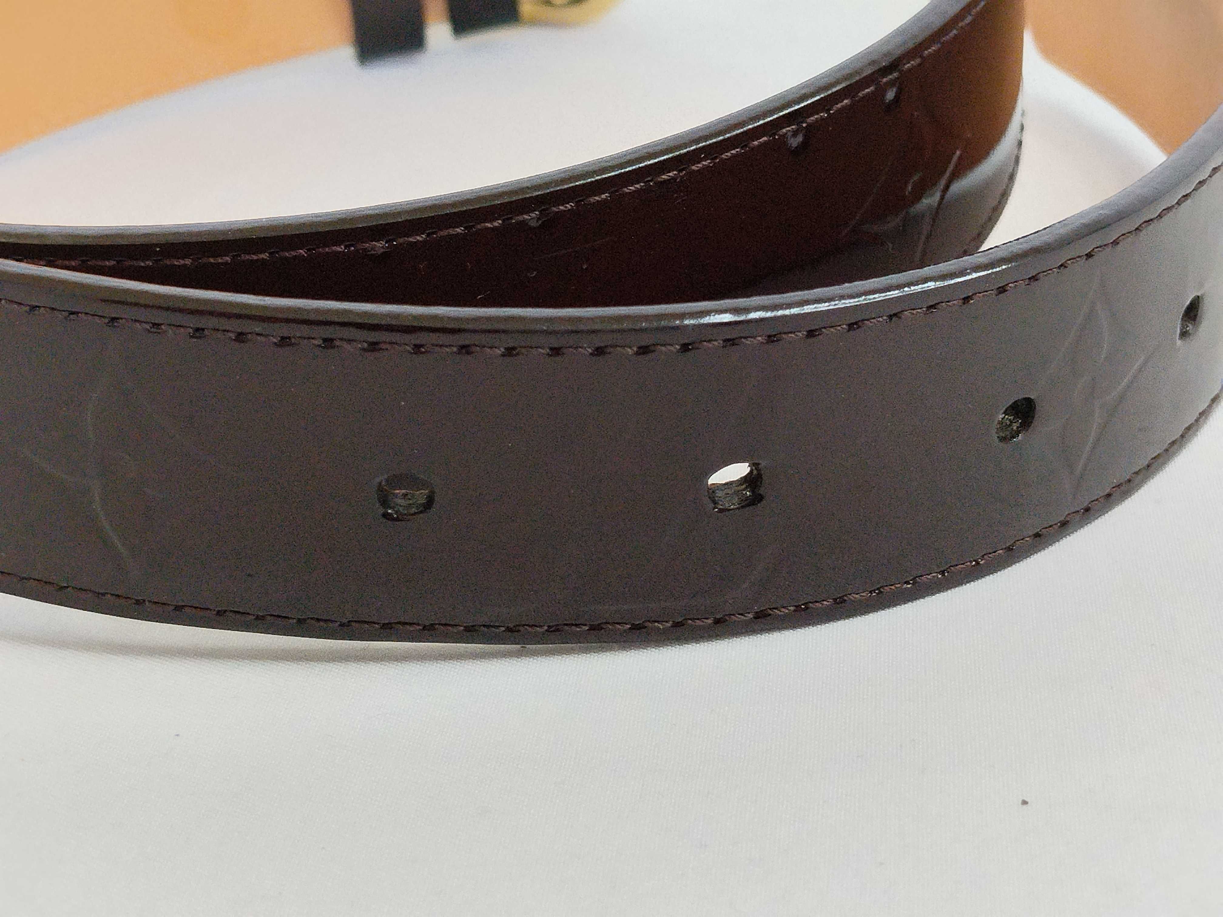 Vernis Ceinture Amarante 80/32 M6979 Belt — view 9
