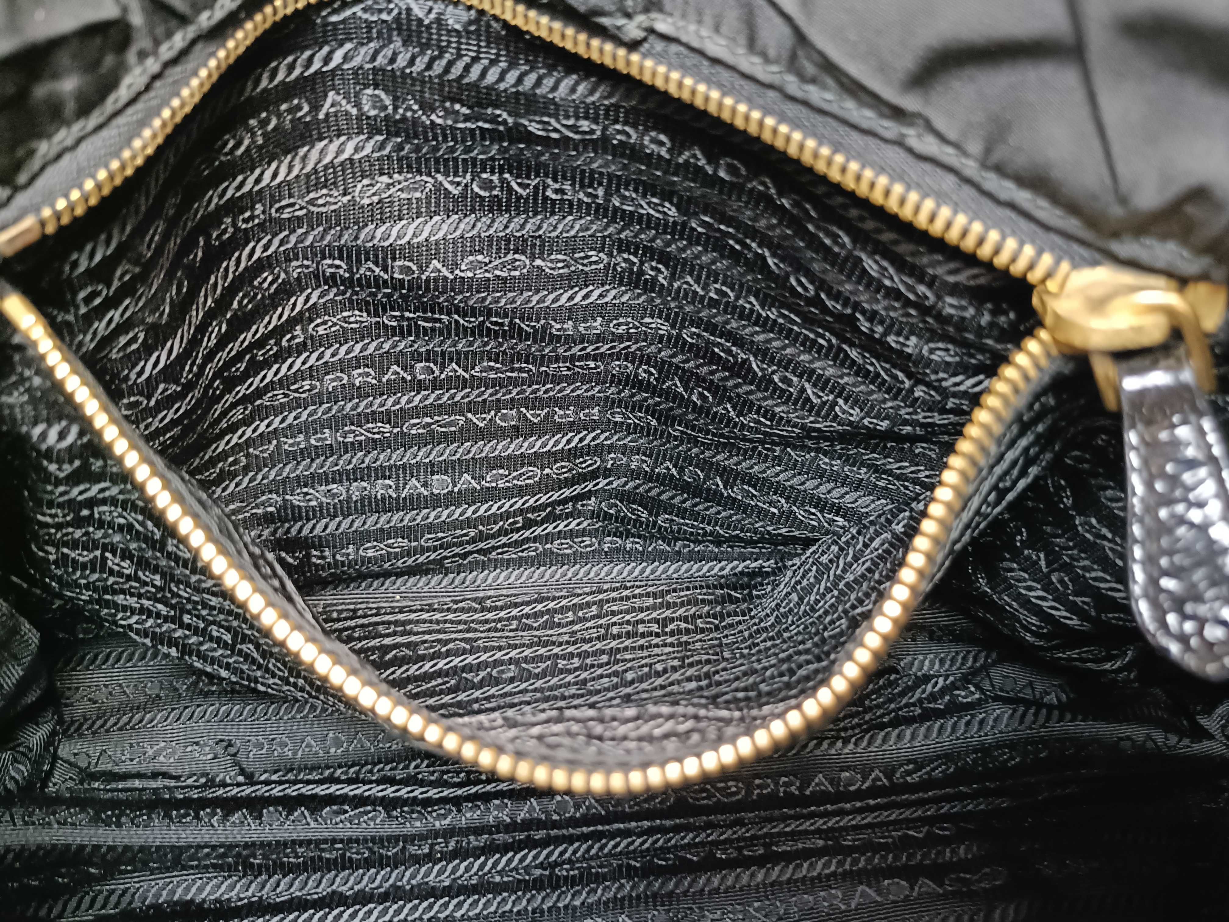 Nylon One-Shoulder Black Shoulder Bag — view 11