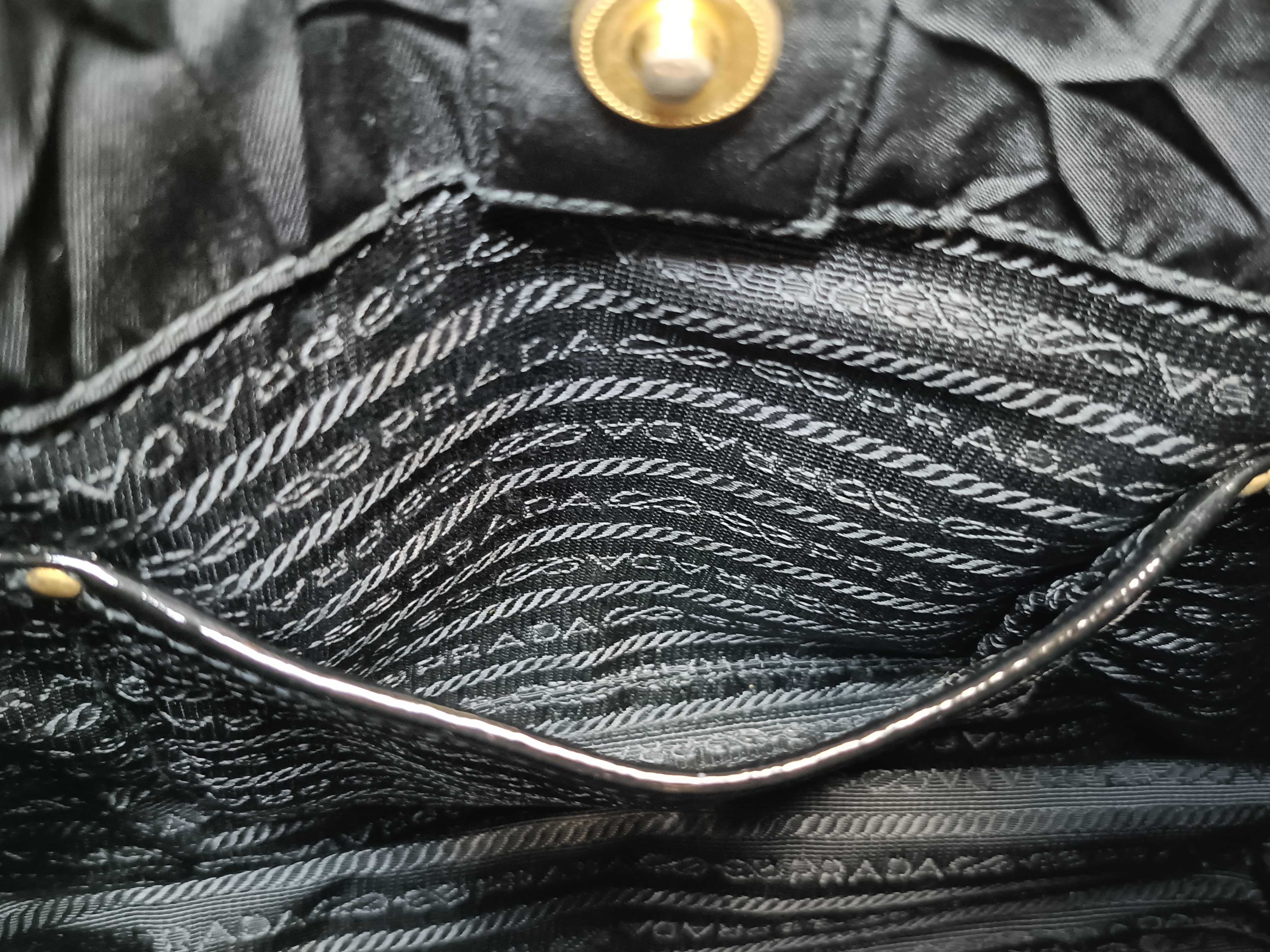 Nylon One-Shoulder Black Shoulder Bag — view 13