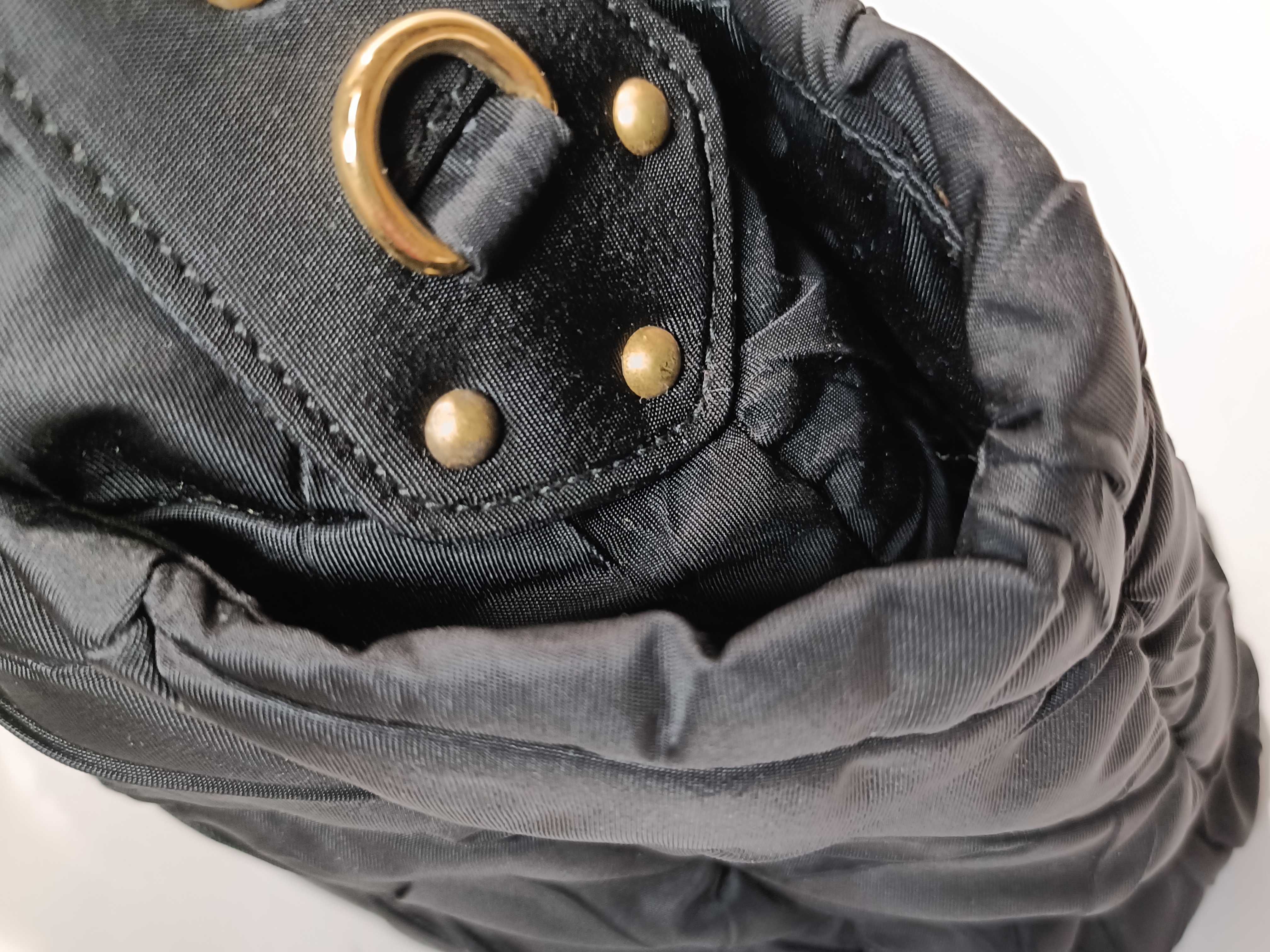 Nylon One-Shoulder Black Shoulder Bag — view 14