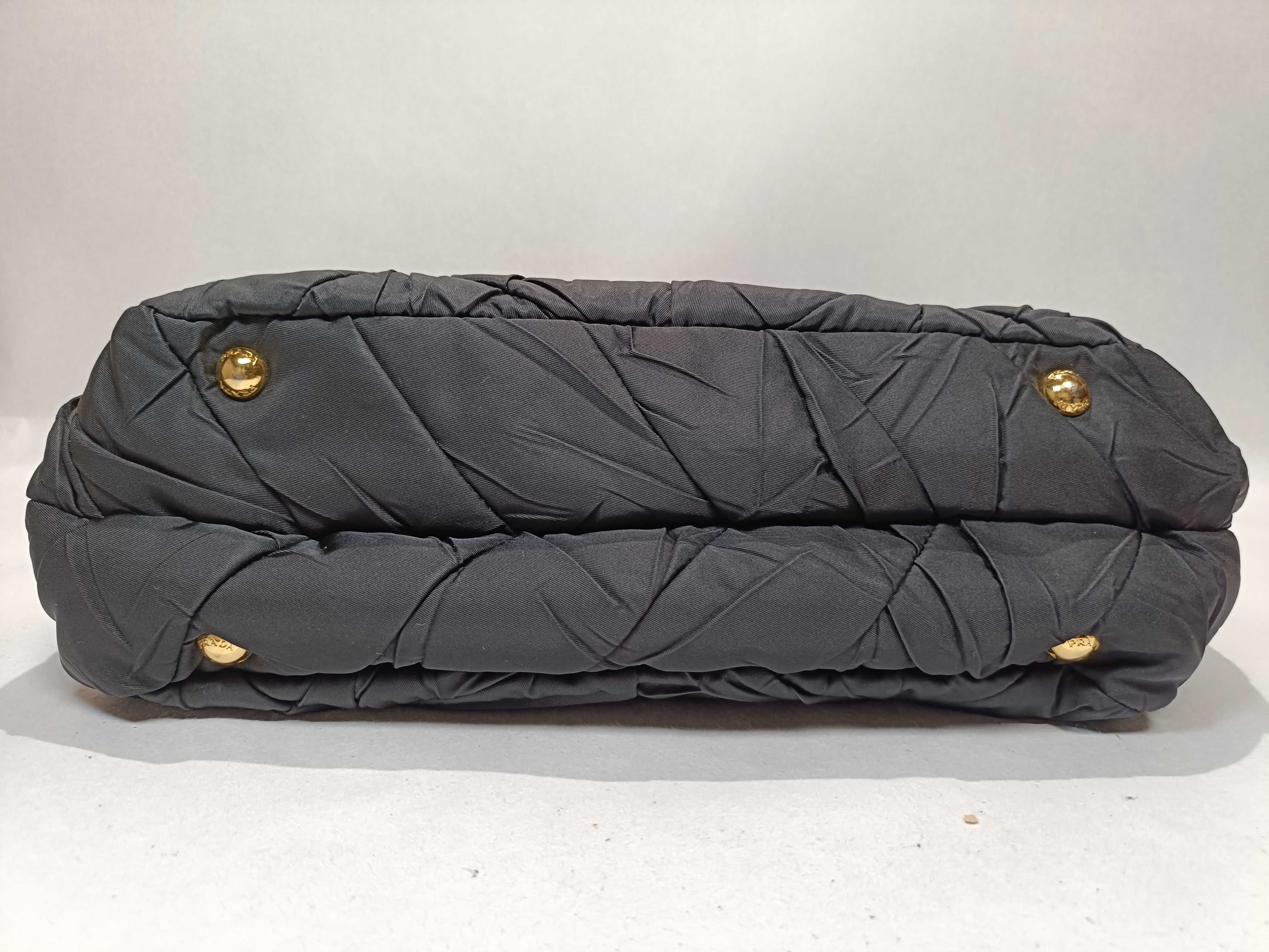 Nylon One-Shoulder Black Shoulder Bag — view 6