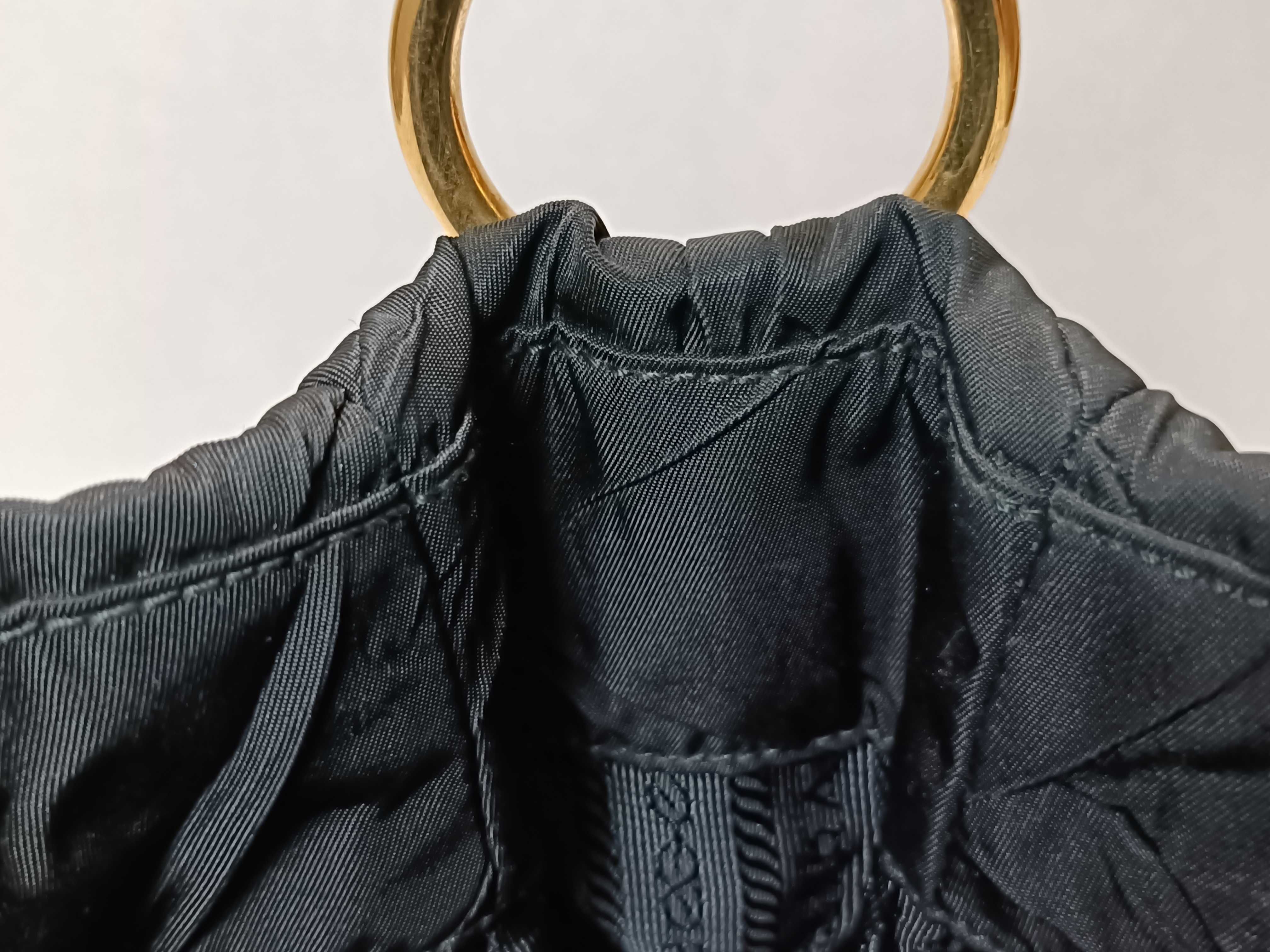 Nylon One-Shoulder Black Shoulder Bag — view 8