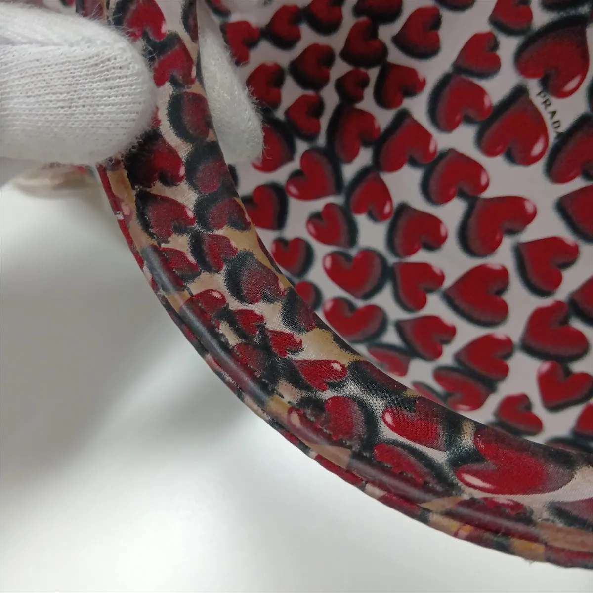 Tessuto Nylon Handbag, Red, BN1877 — view 12