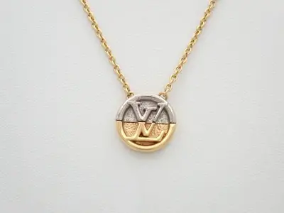 Collier L TO V (Necklace) Neck circumference approximately 49 cm