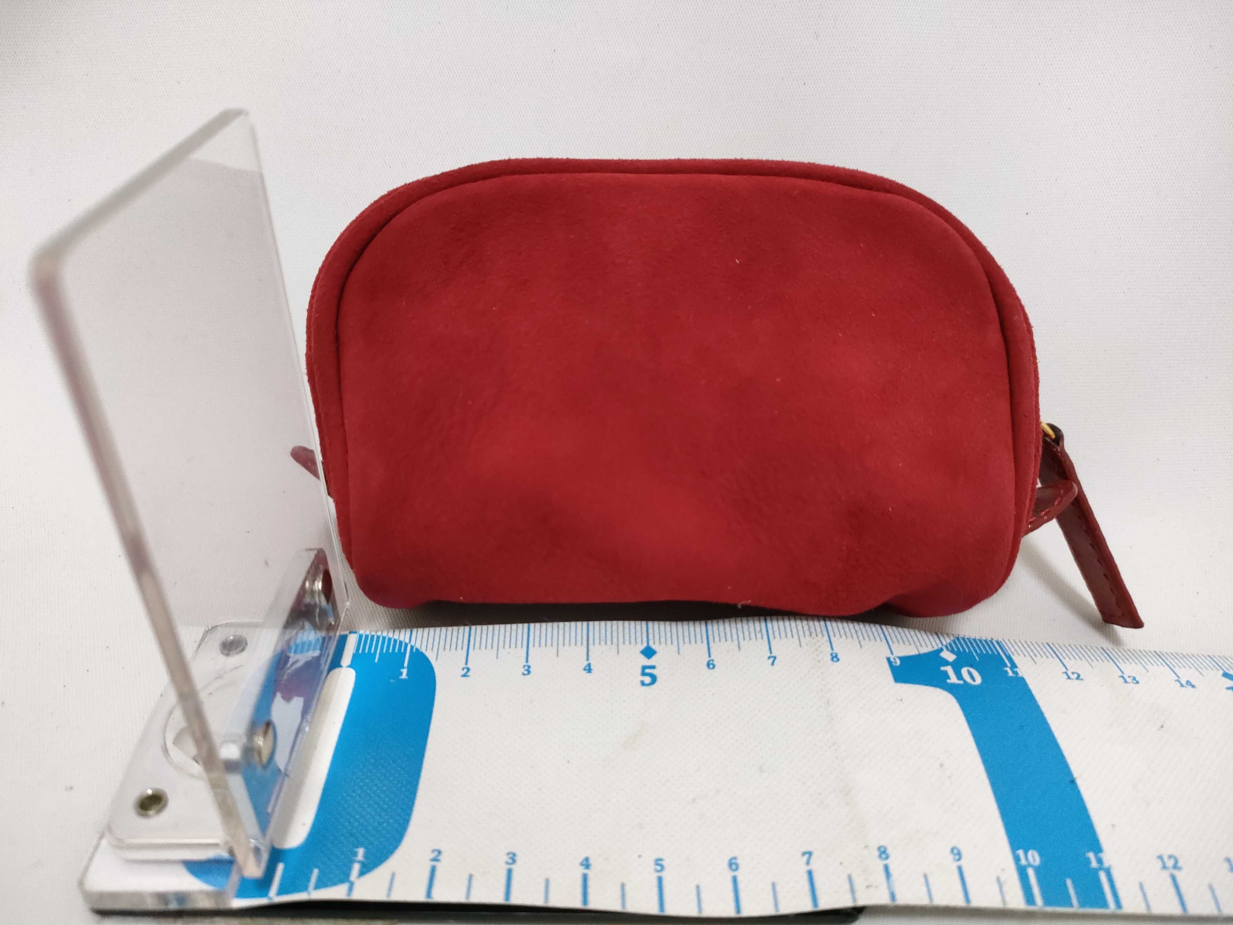 Suede Red Pouch — view 2