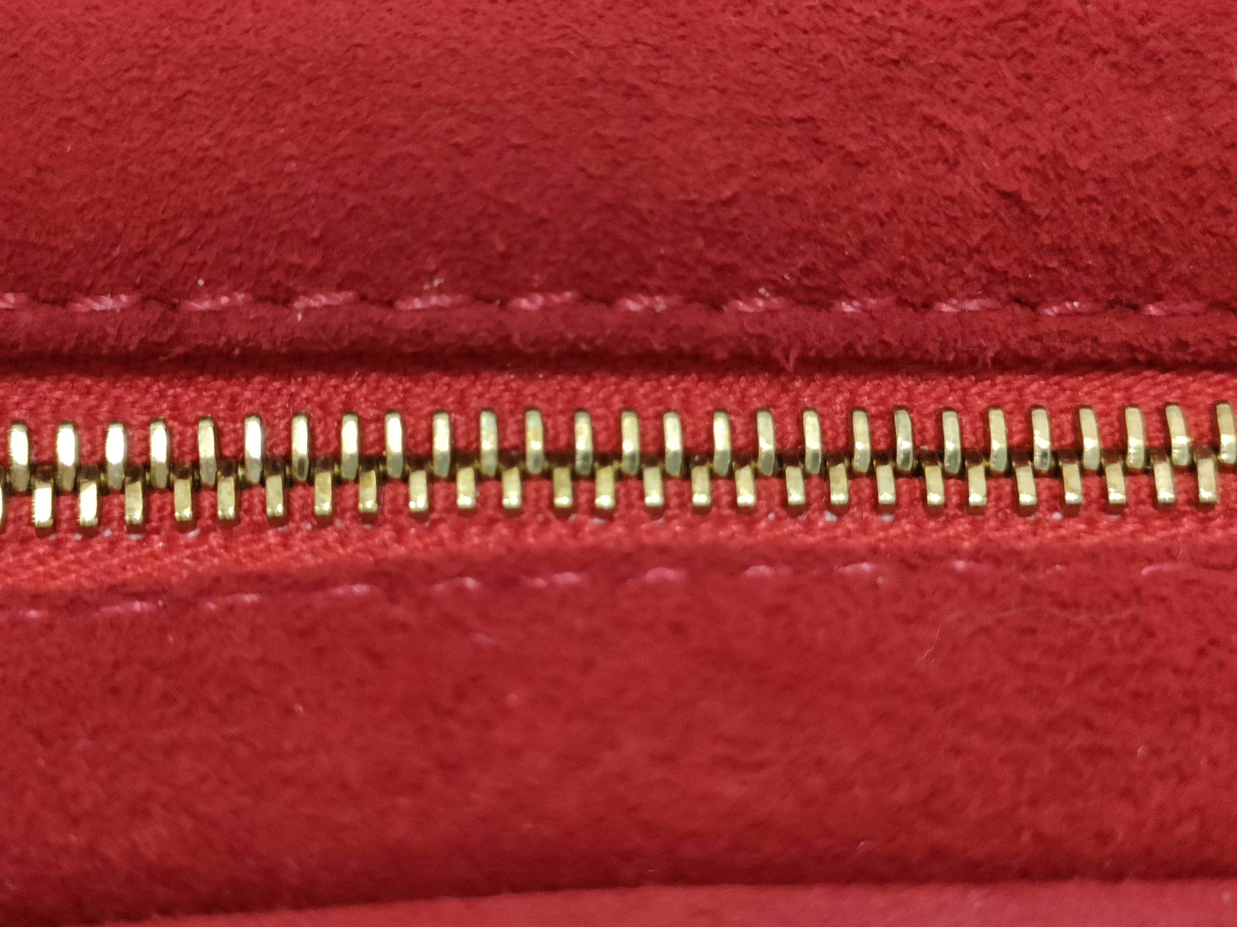 Suede Red Pouch — view 3