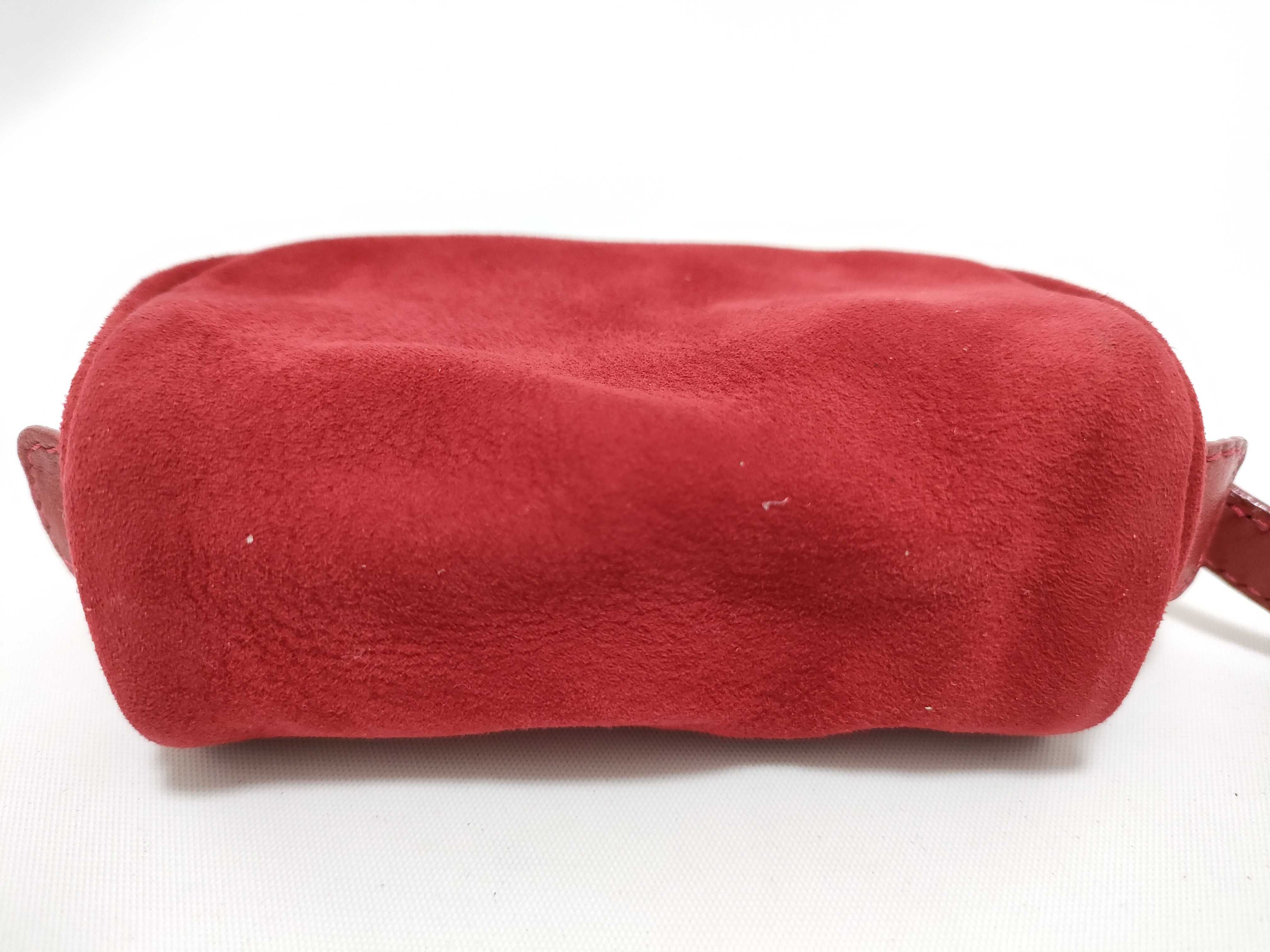 Suede Red Pouch — view 5