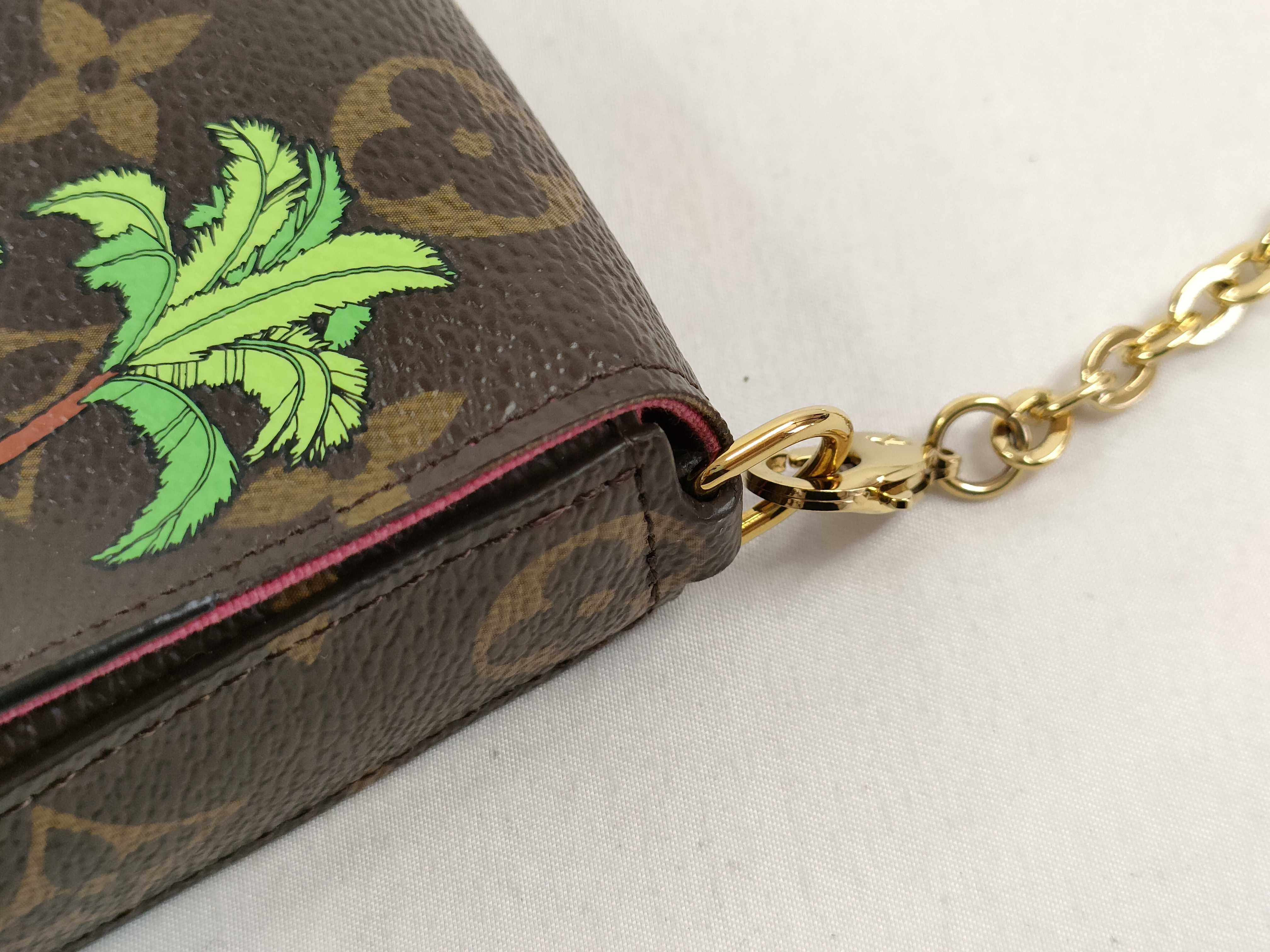 Monogram Louis Vuitton M80859 Monogram Pochette Felicie Shoulder Bag — view 5