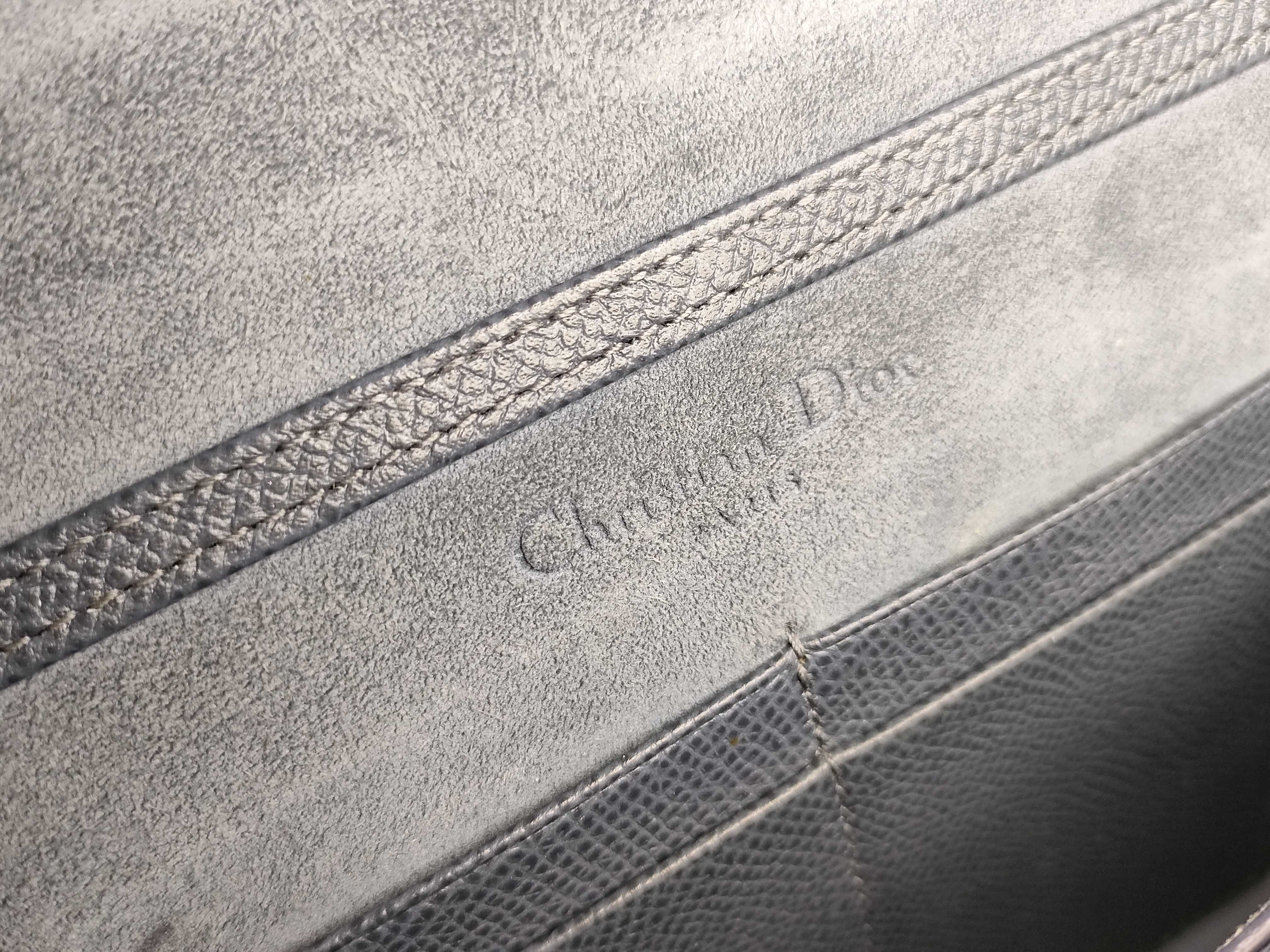 30 Montaigne Leather 2-Way Shoulder Bag Navy Shoulder Bag — view 12