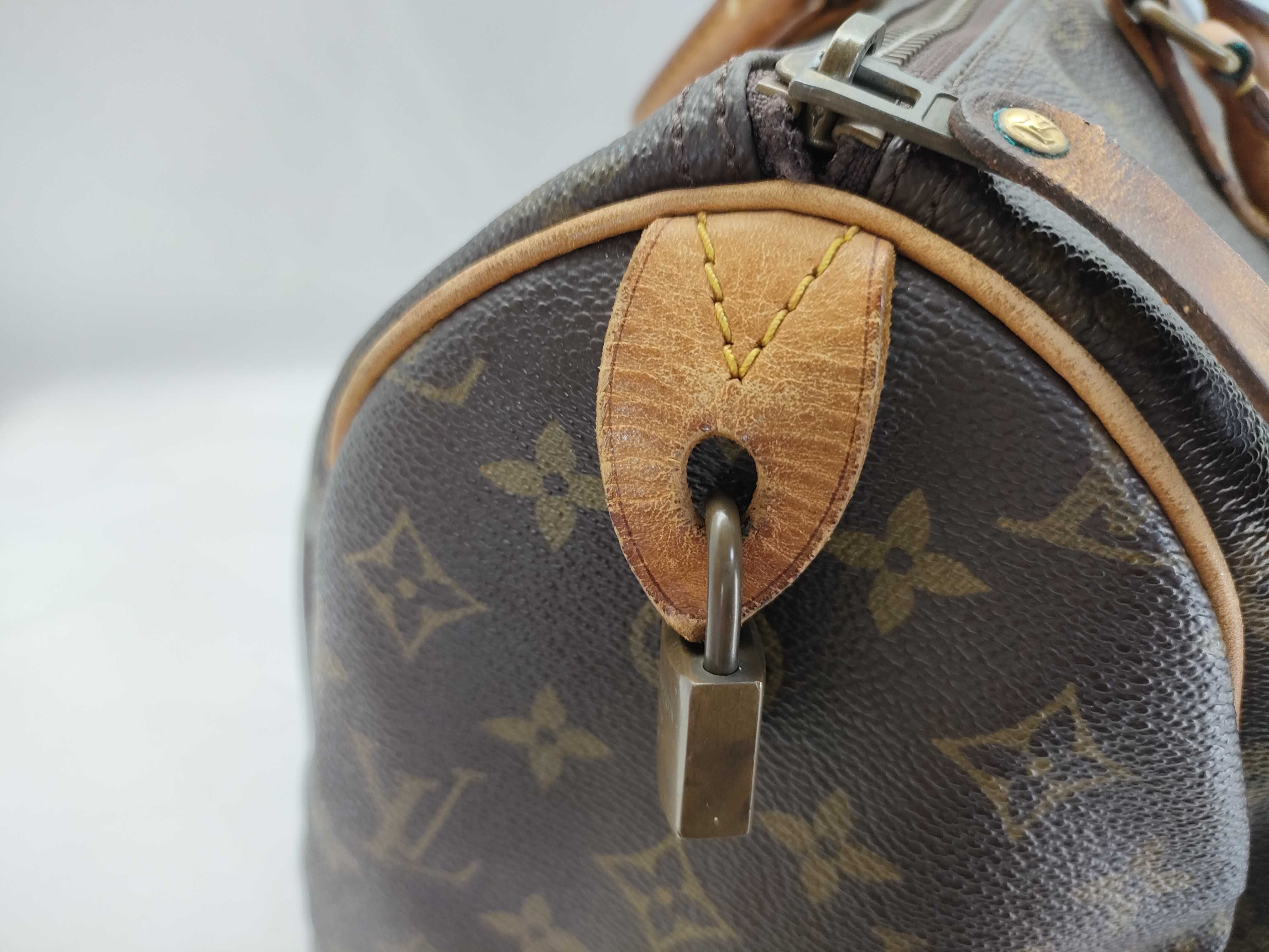 Monogram LV Speedy 35 Monogram M41524 SA Brown Boston Bag — view 11