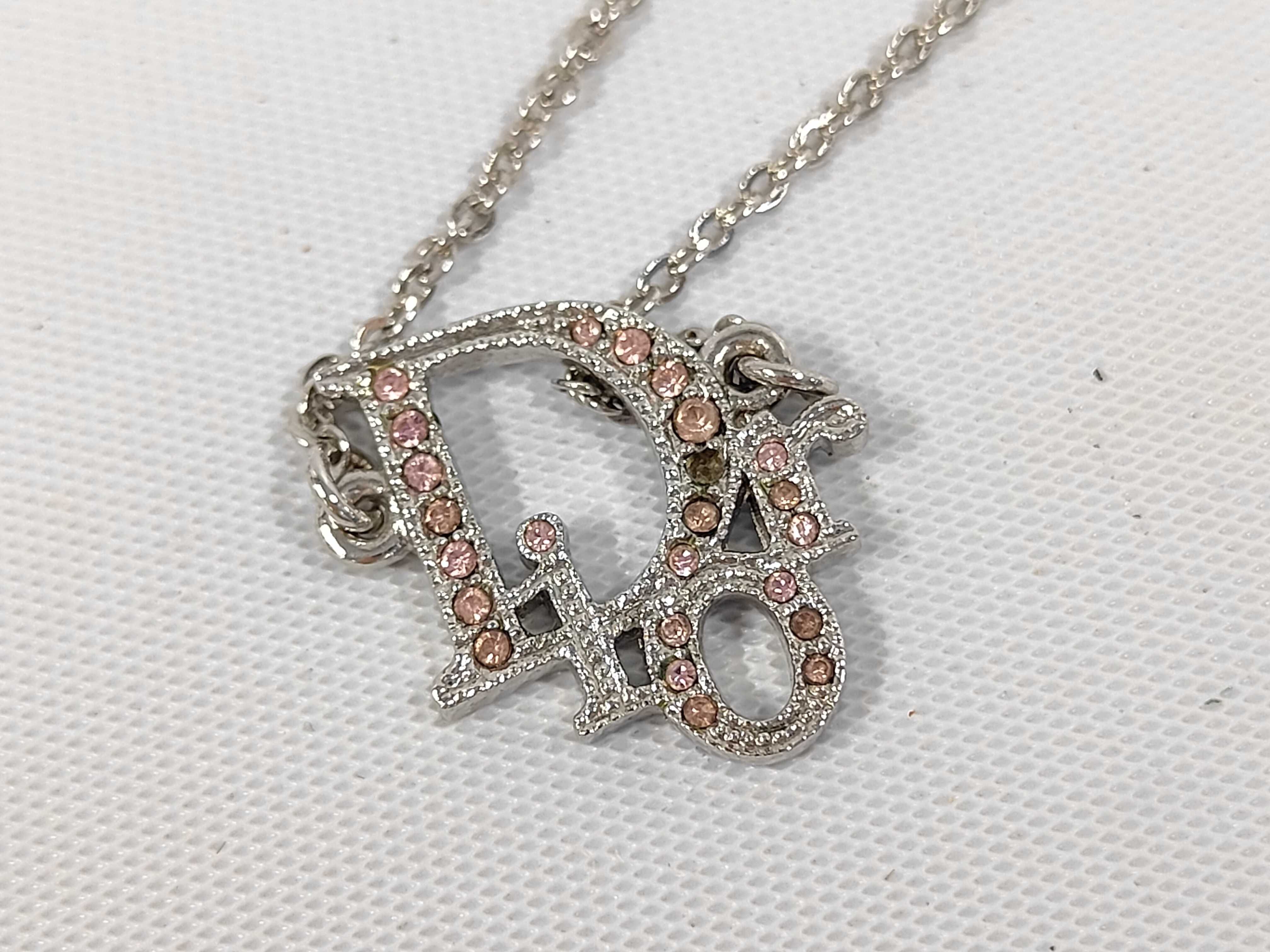 motif necklace, rhinestone bracelet/bangle — view 4