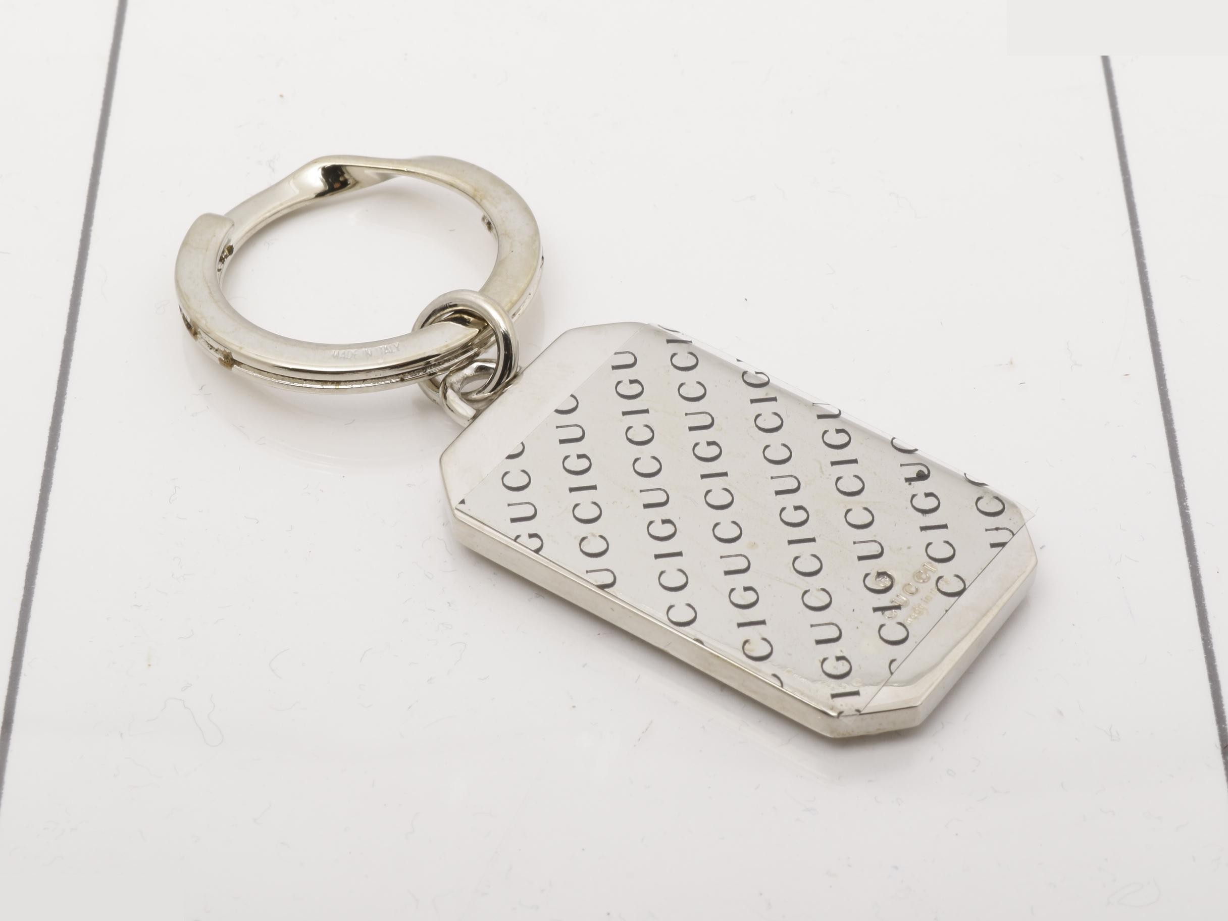 Guccissima (ssima leather) keychain/key ring — view 2