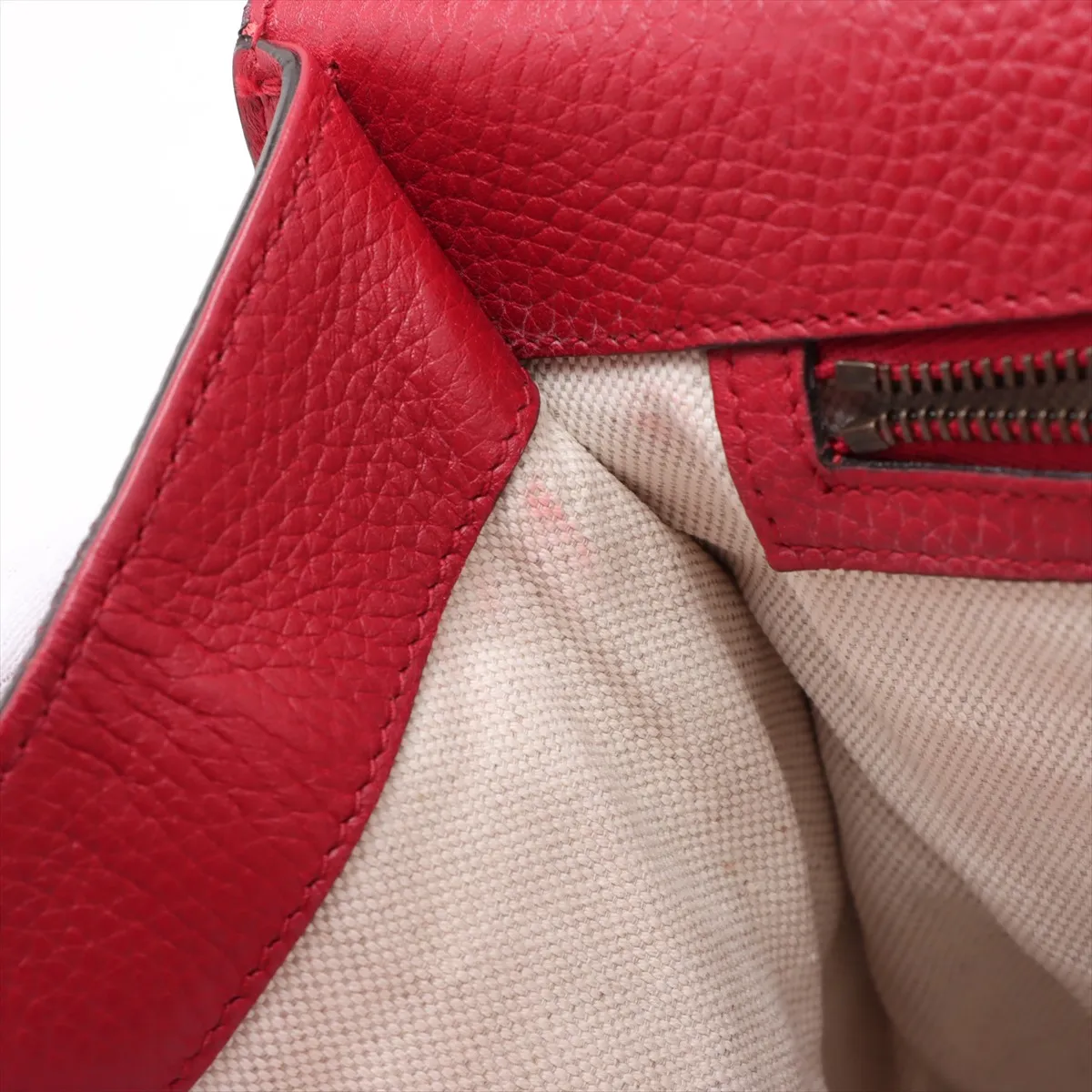 GG Marmont Leather 2WAY Handbag Red 421890 — view 14
