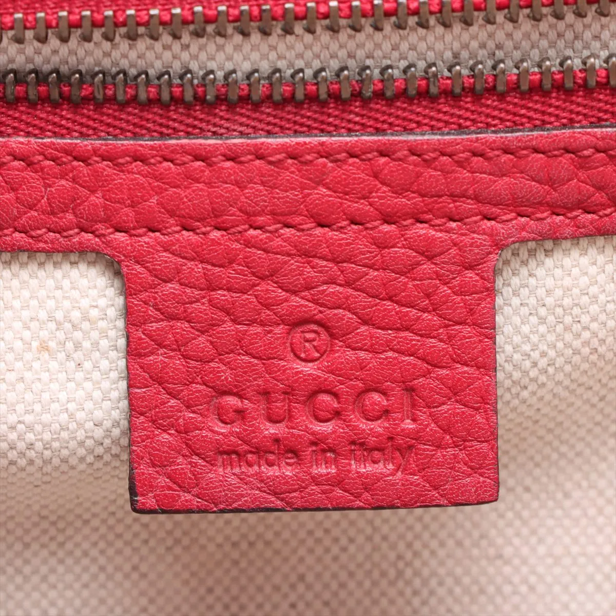 GG Marmont Leather 2WAY Handbag Red 421890 — view 10