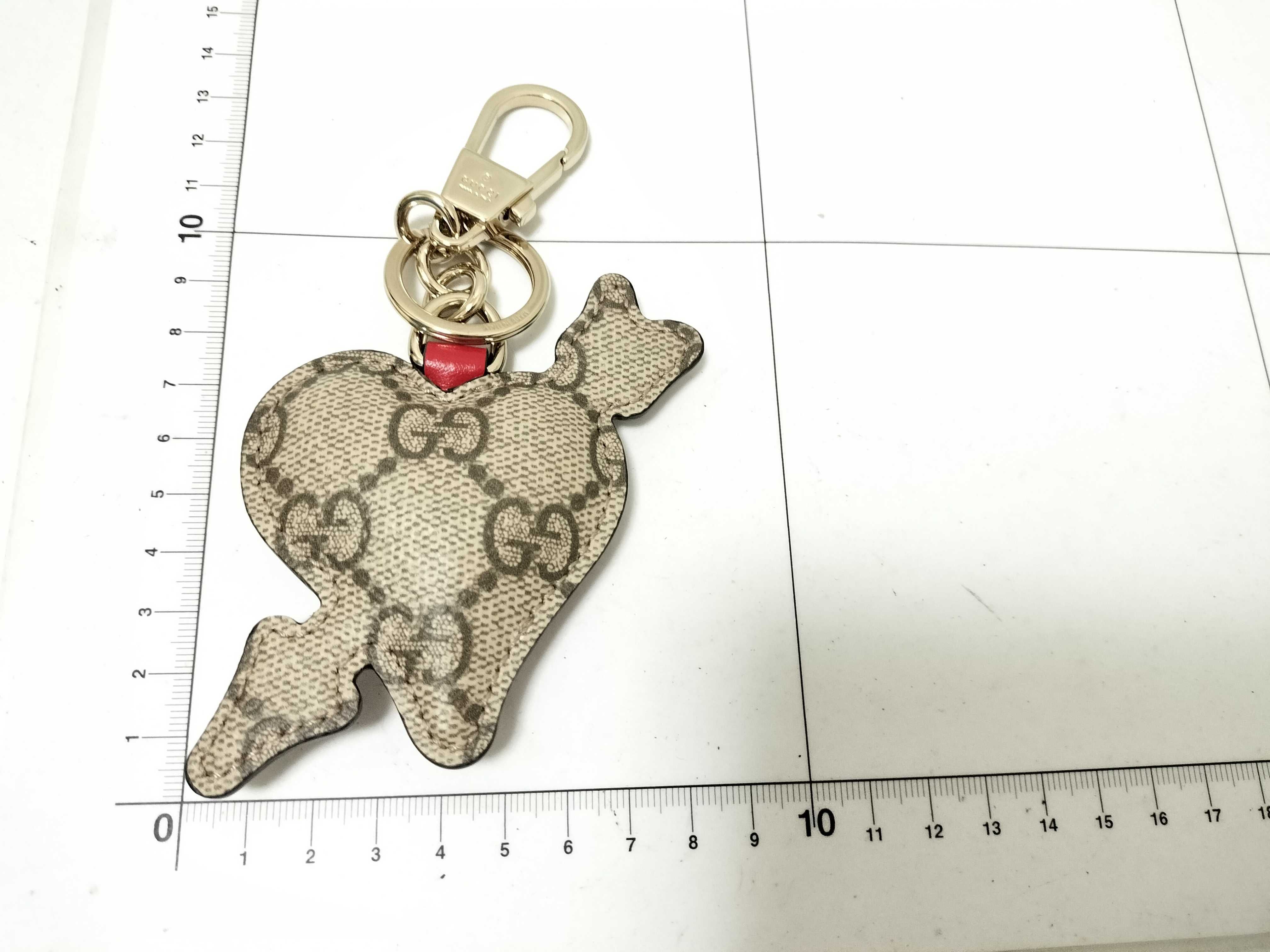 Unused Keyring GG Heart Key Case/Keychain — view 4