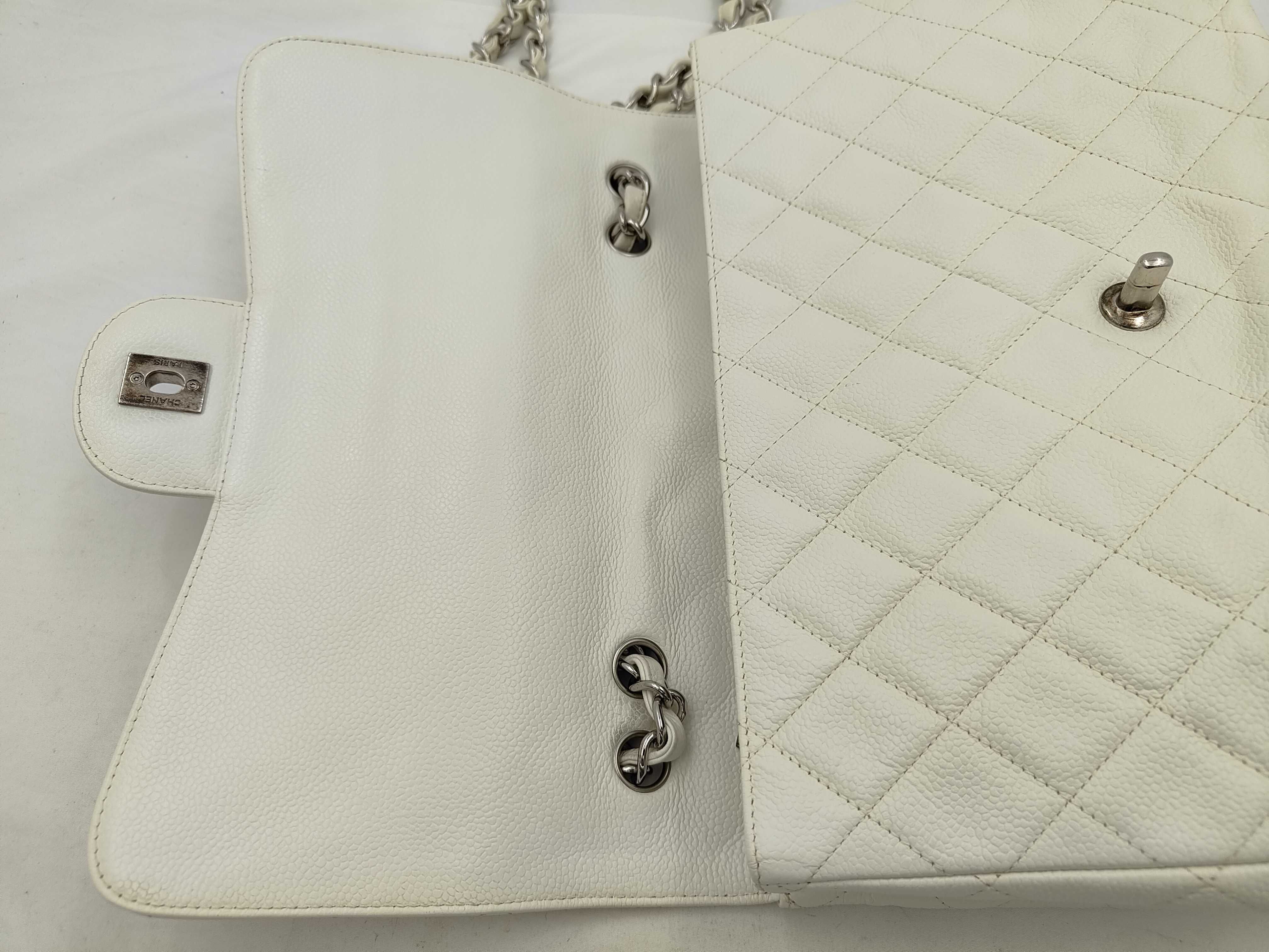 Caviar Skin Large Matelassé Shoulder Bag (Serial No. 12) — view 8