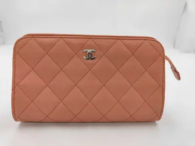 Matelassé Pouch (Pink)