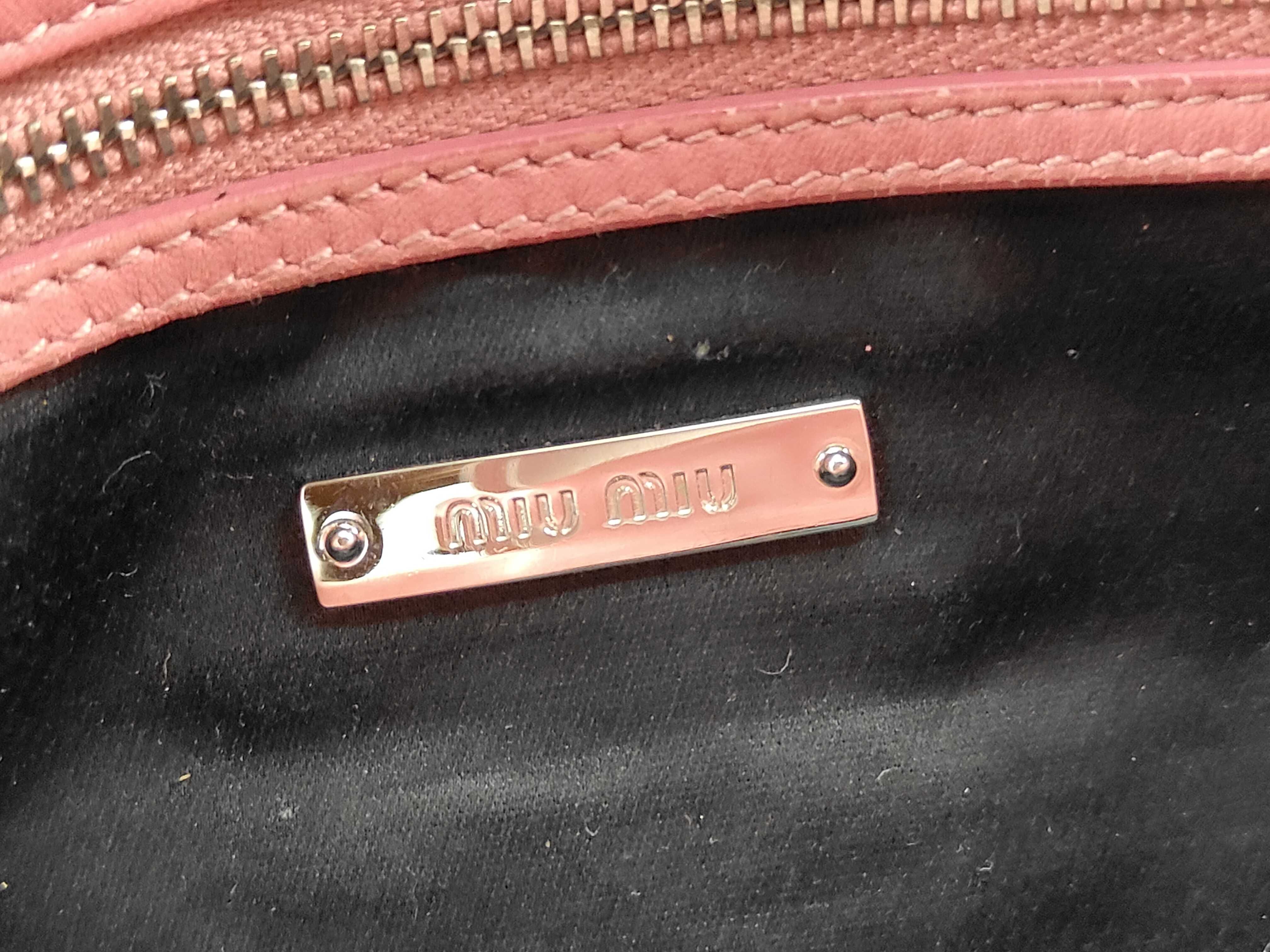 Nappa Crystal Leather 2-Way Shoulder Bag, Pink RP0233 (Shoulder Bag) — view 10