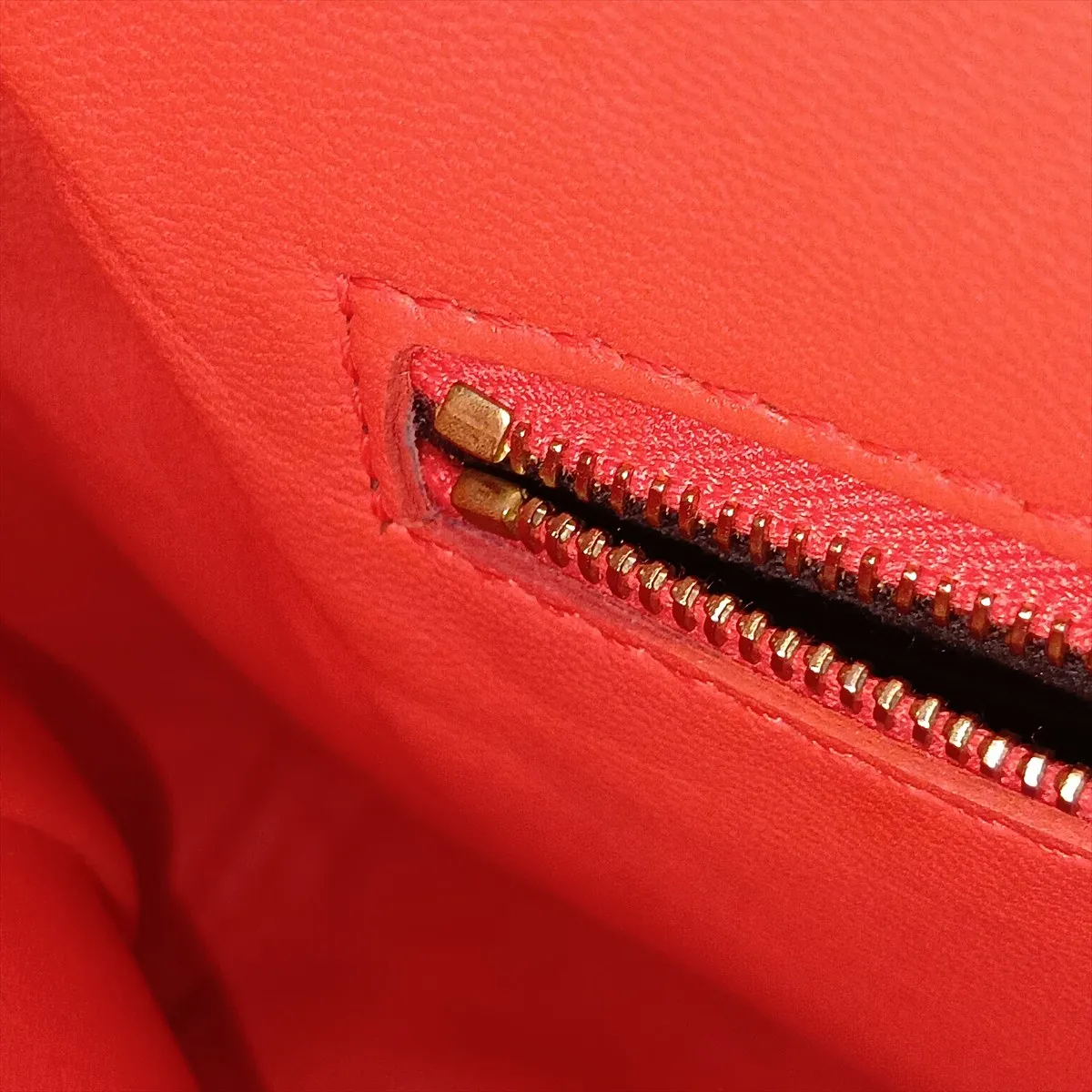 Mini Peekaboo Leather 2-Way Handbag, Orange, 8BN244 — view 13
