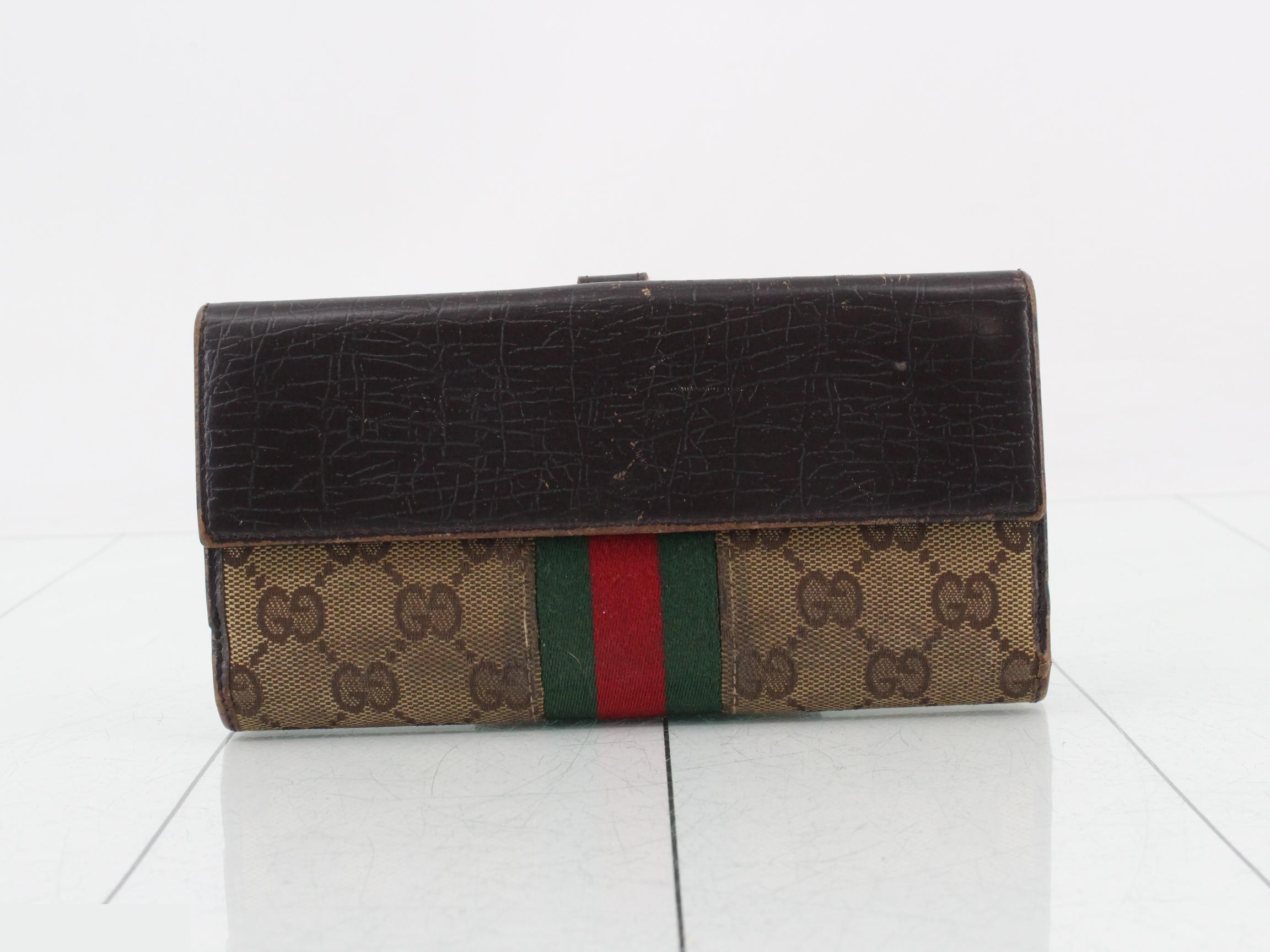 long wallet, GG, Sherry line — view 2