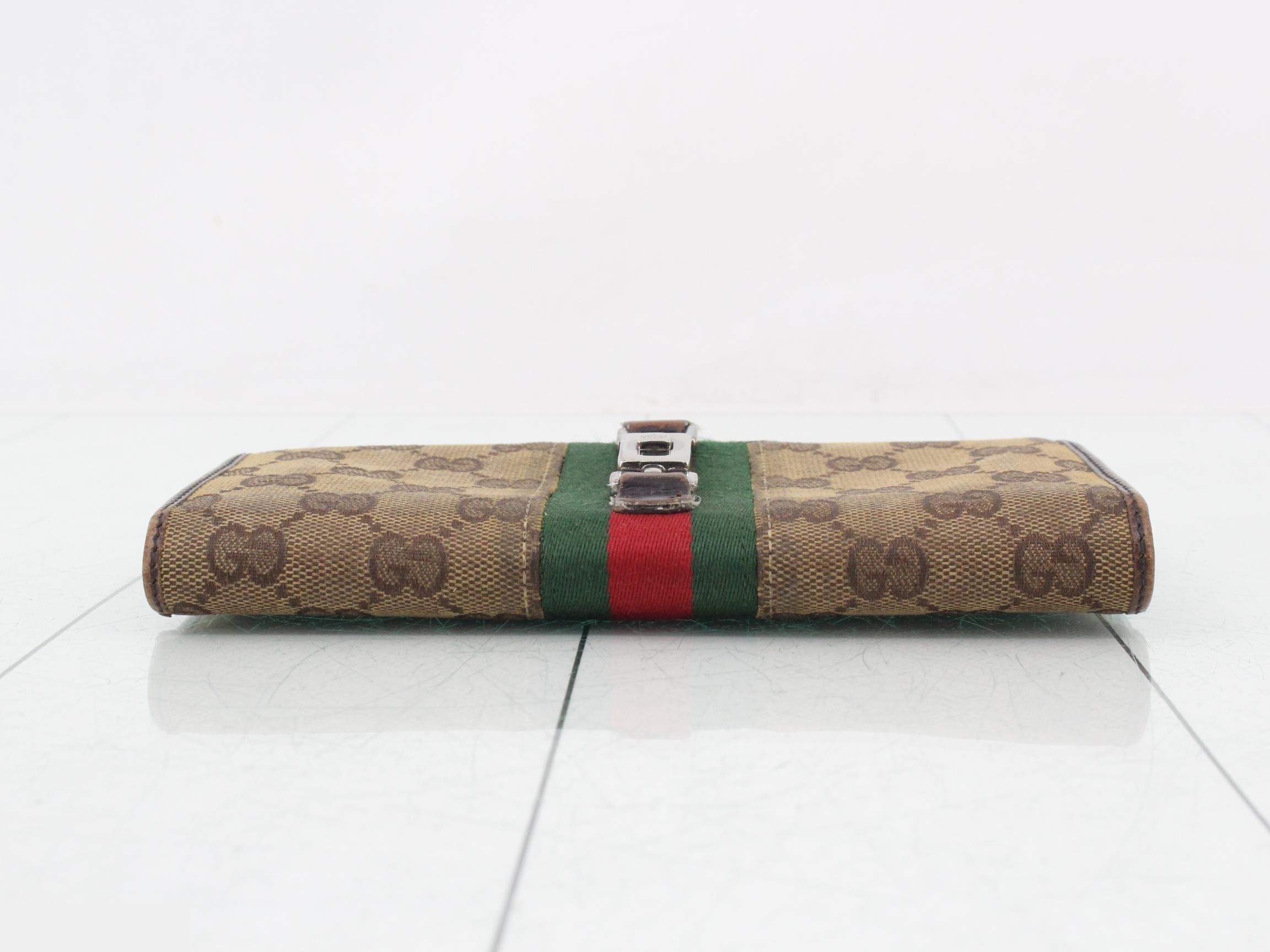 long wallet, GG, Sherry line — view 3